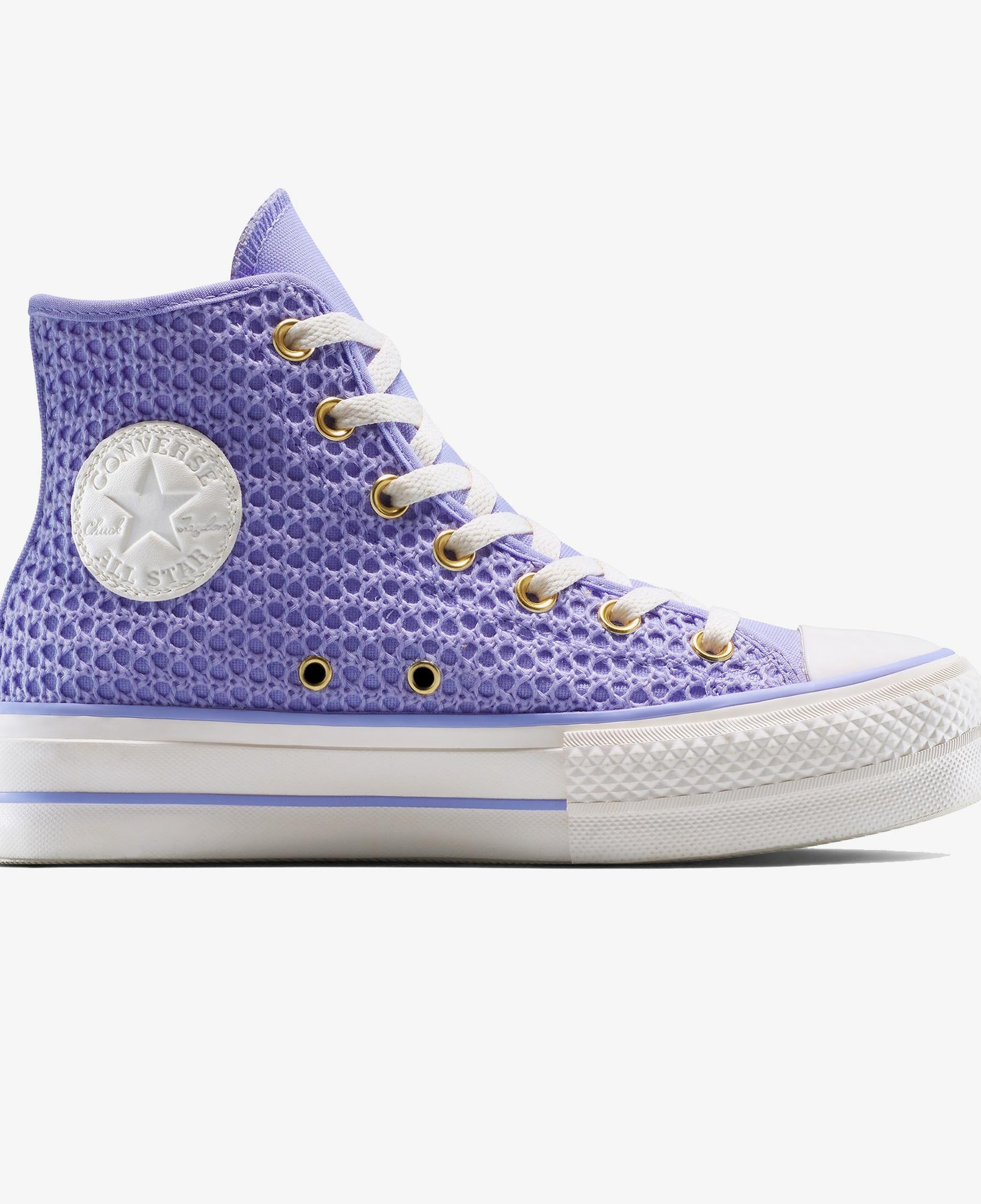 Converse Chuck Taylor All Star Knit Kadın Mor Sneaker