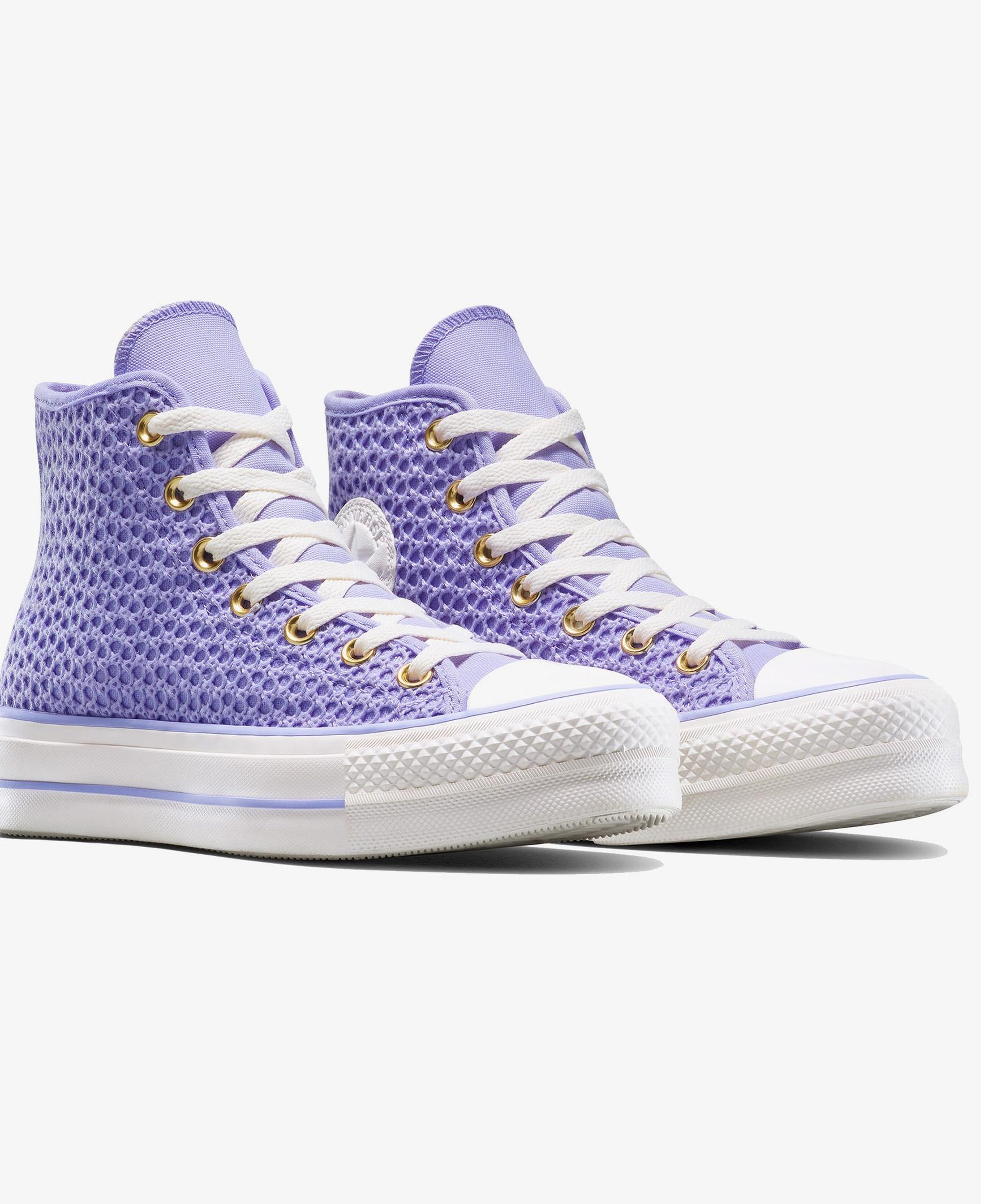Converse Chuck Taylor All Star Knit Kadın Mor Sneaker