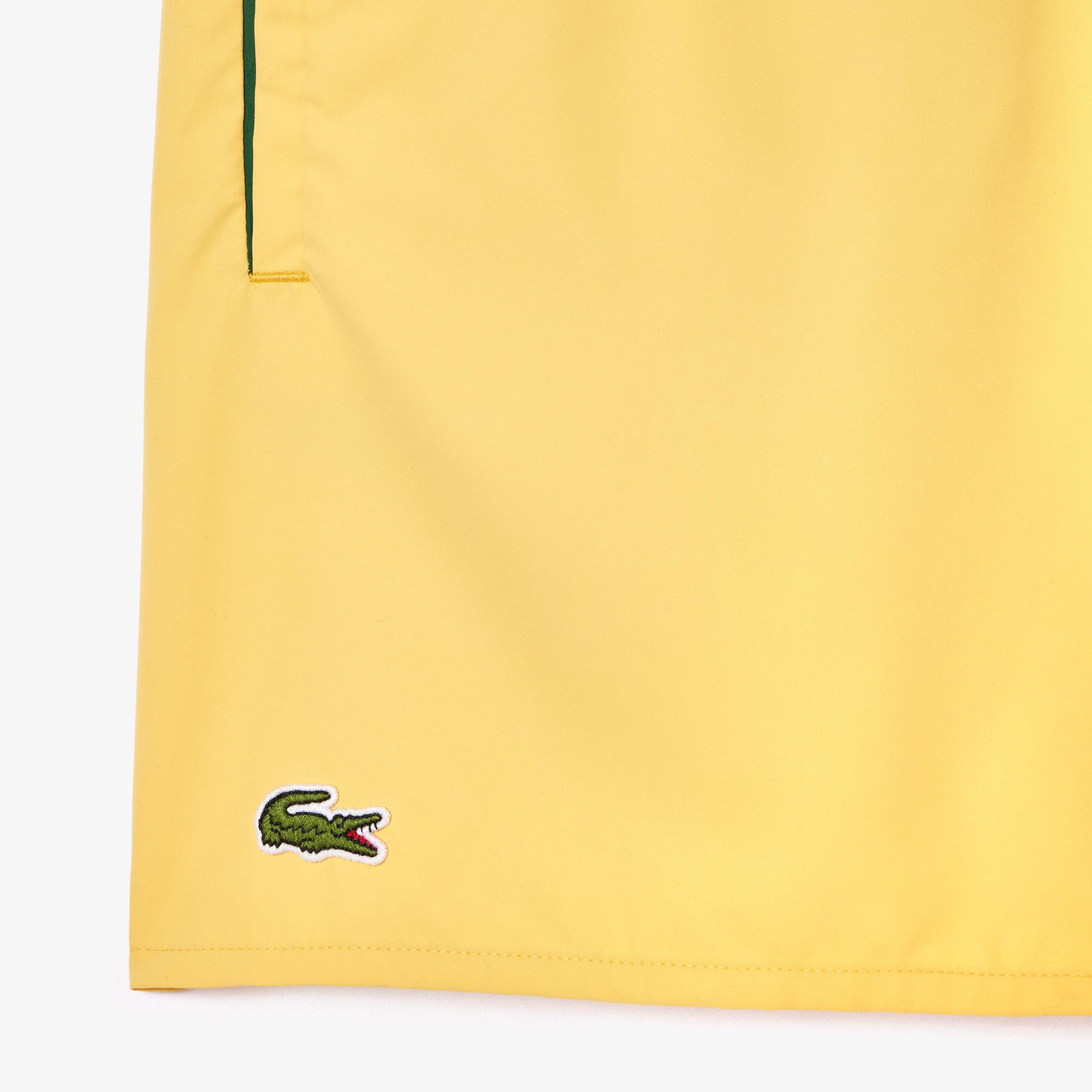 Lacoste Erkek Sarı Deniz Şortu