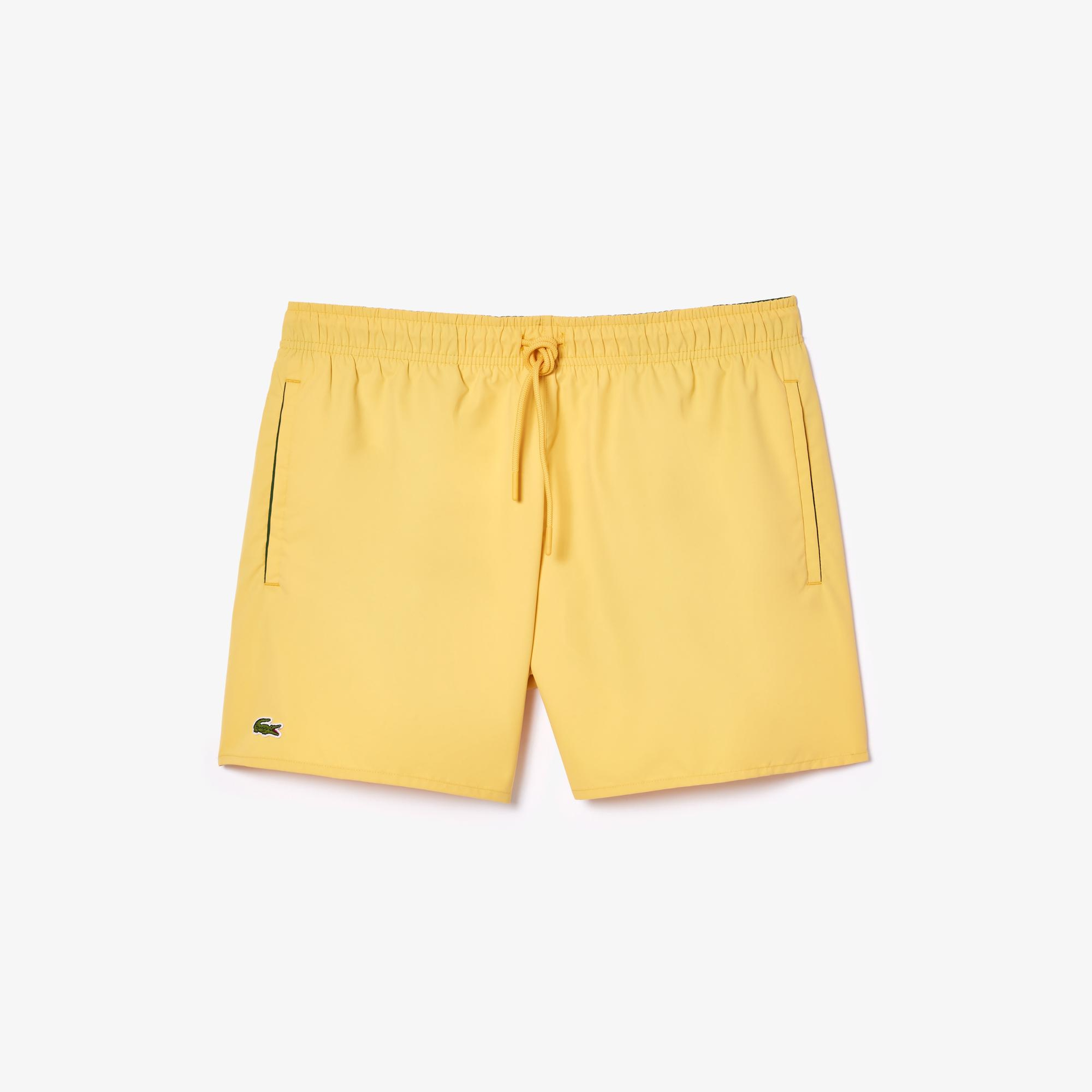 Lacoste Erkek Sarı Deniz Şortu