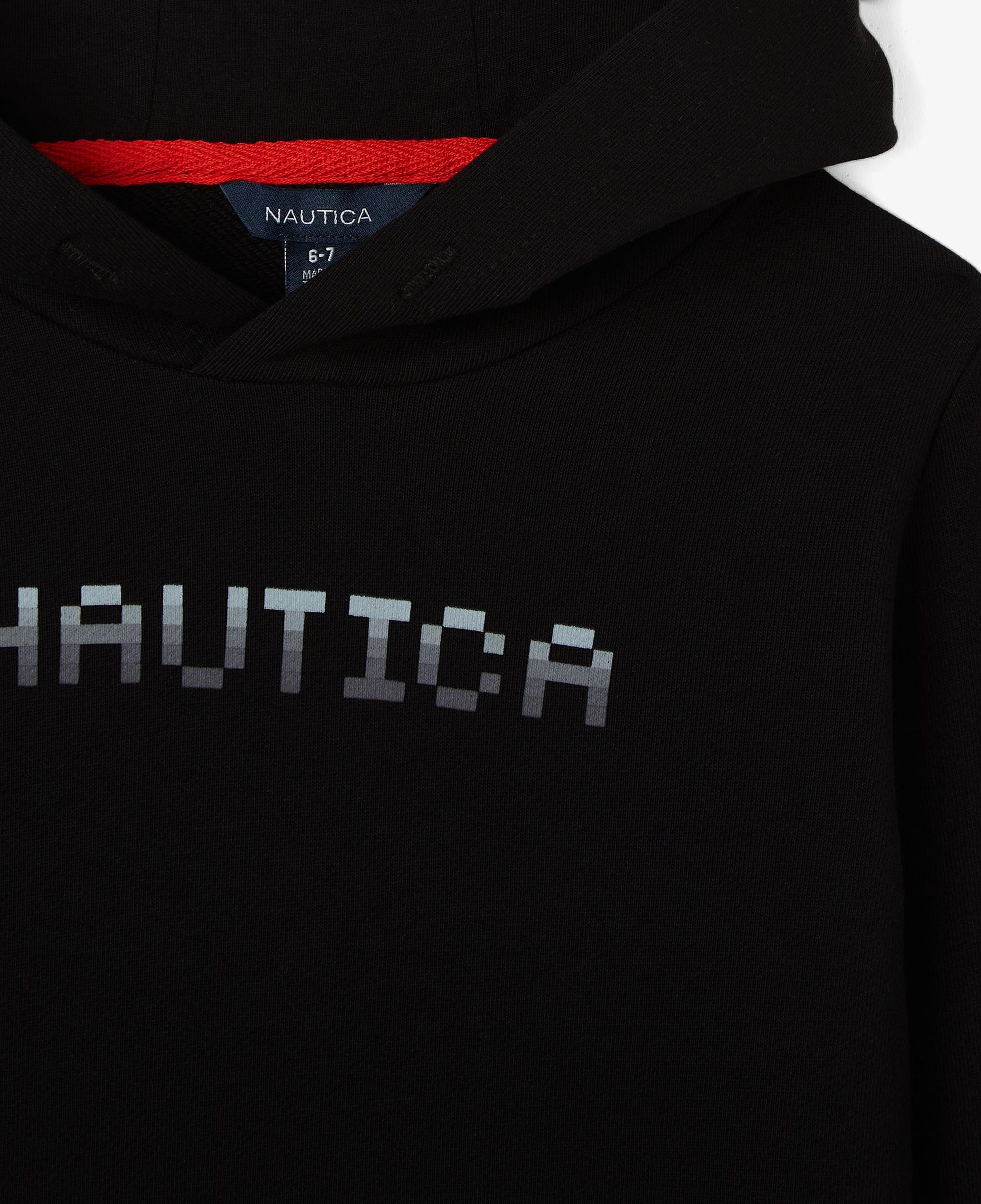 Nautica Knit Active Top Çocuk Siyah Sweatshirt