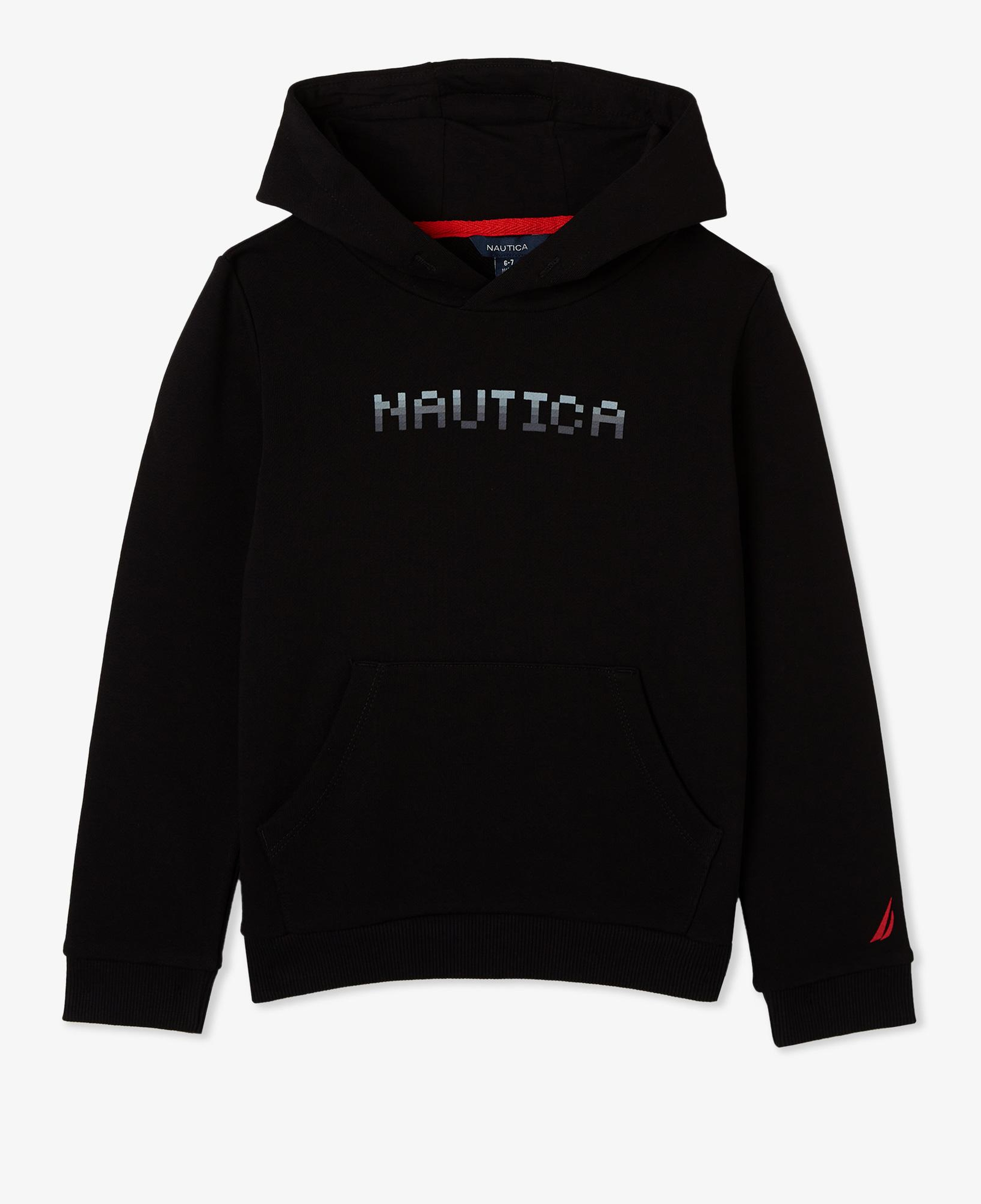Nautica Knit Active Top Çocuk Siyah Sweatshirt