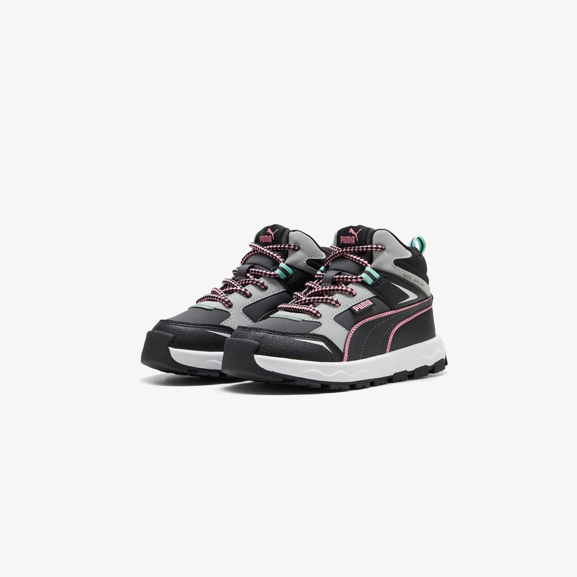 Puma Evolve Trail Çocuk Gri Spor Ayakkabı