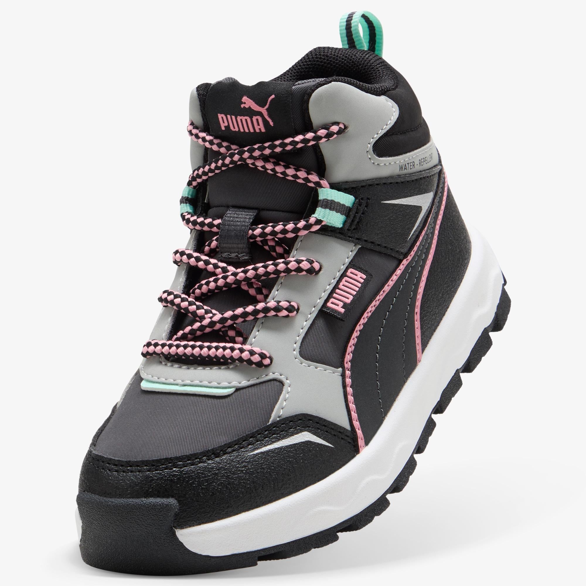 Puma Evolve Trail Çocuk Gri Spor Ayakkabı