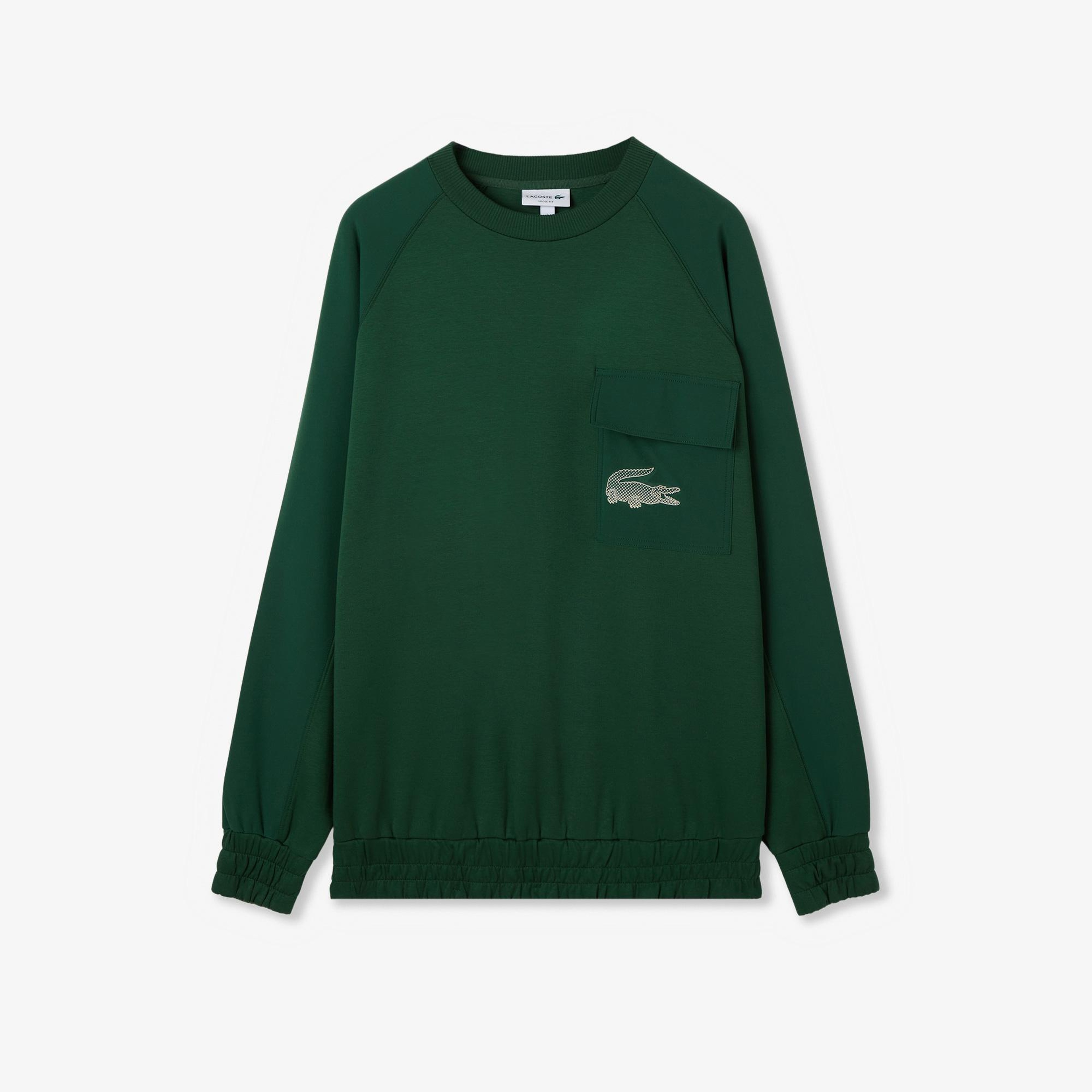 Lacoste House of SuperStep x Lacoste Erkek Yeşil Sweatshirt