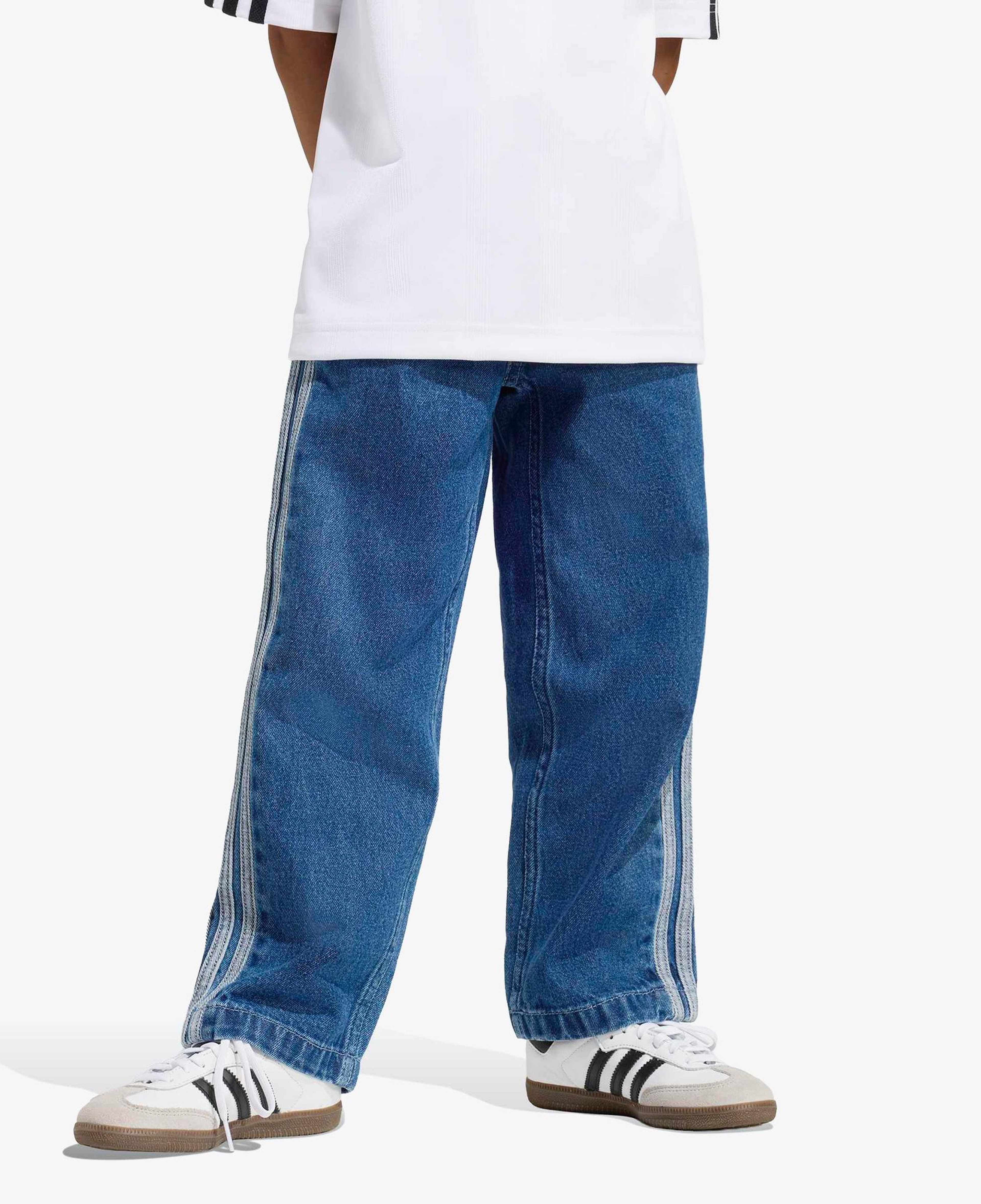 adidas Firebird Denim Çocuk Mavi Pantolon