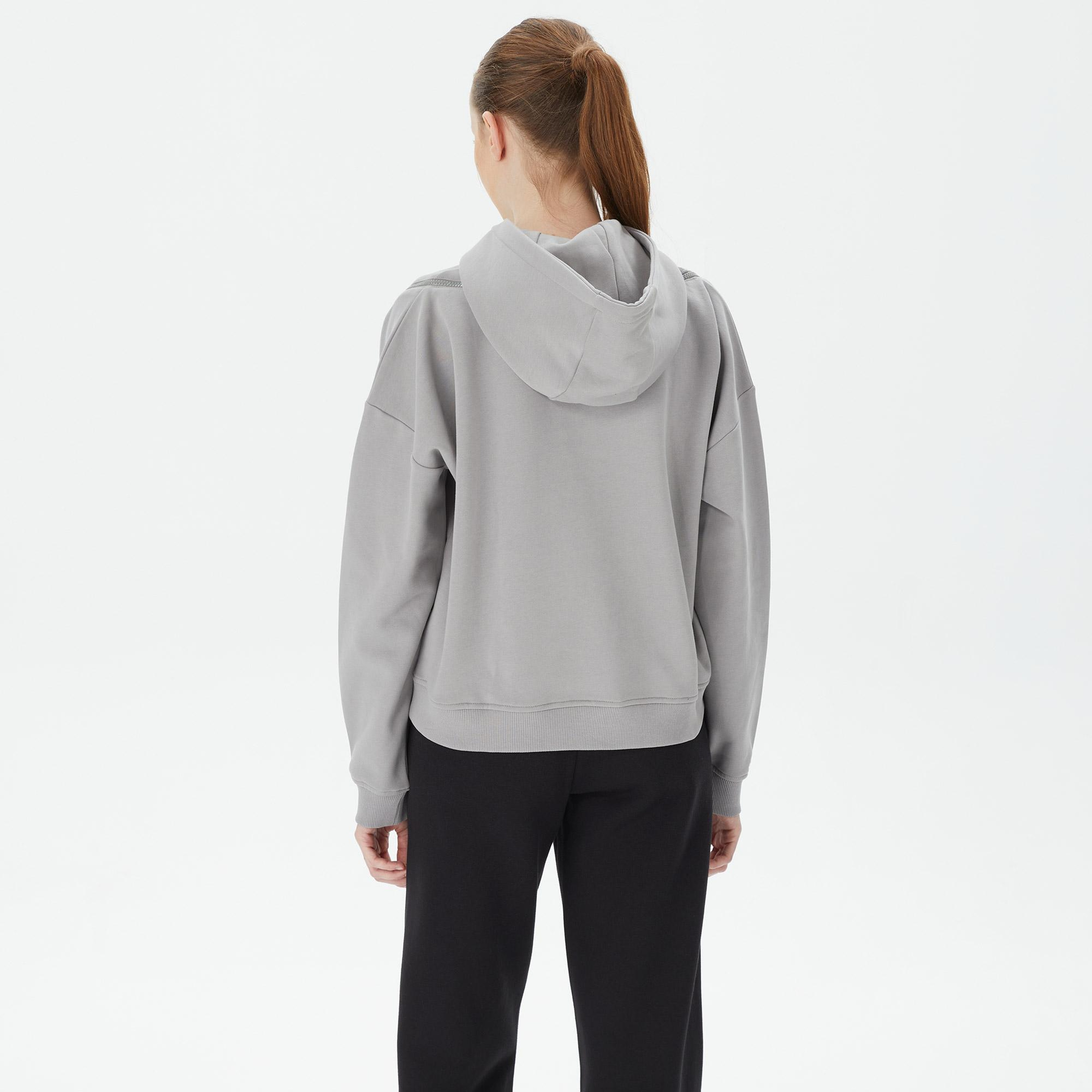 UNITED4 Kadın Gri Sweatshirt
