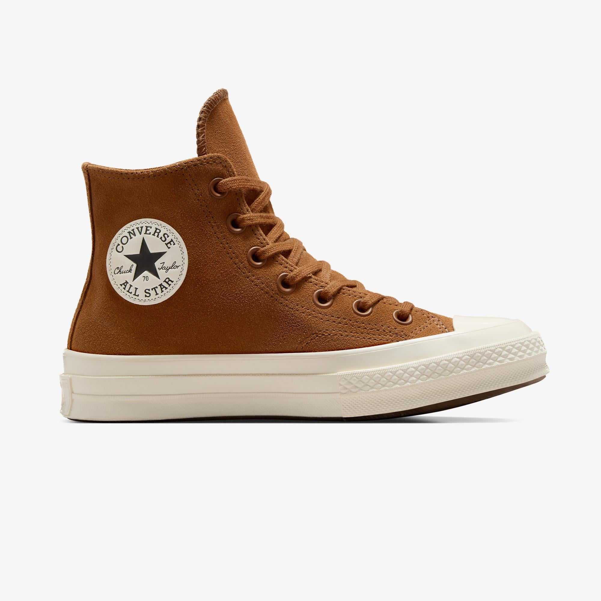 Converse Chuck 70 Unisex Kahverengi Süet Deri Sneaker
