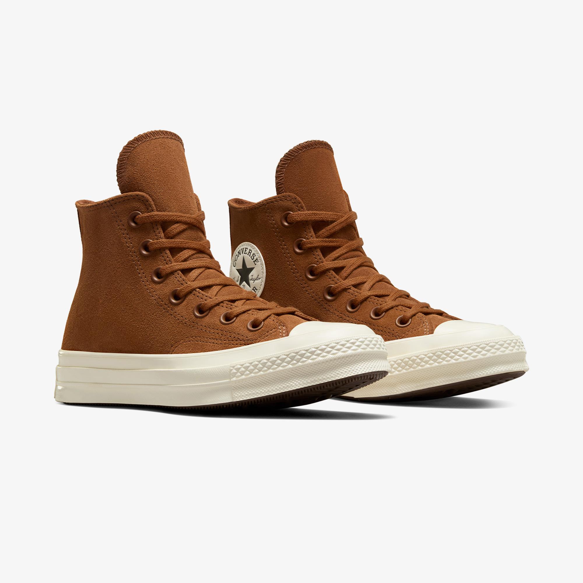 Converse Chuck 70 Unisex Kahverengi Süet Deri Sneaker