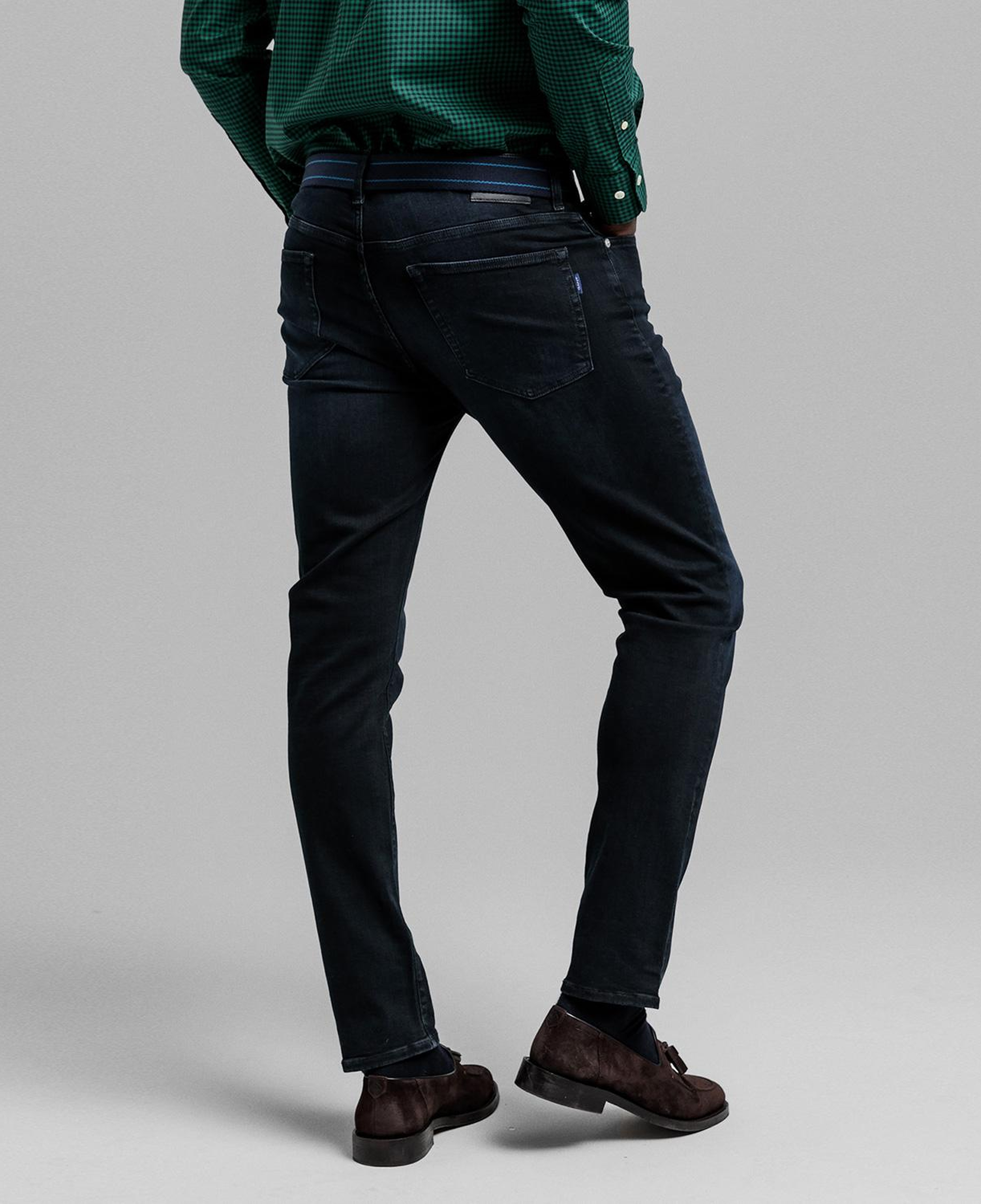 GANT Erkek Lacivert Extra Slim Fit Jean Pantolon