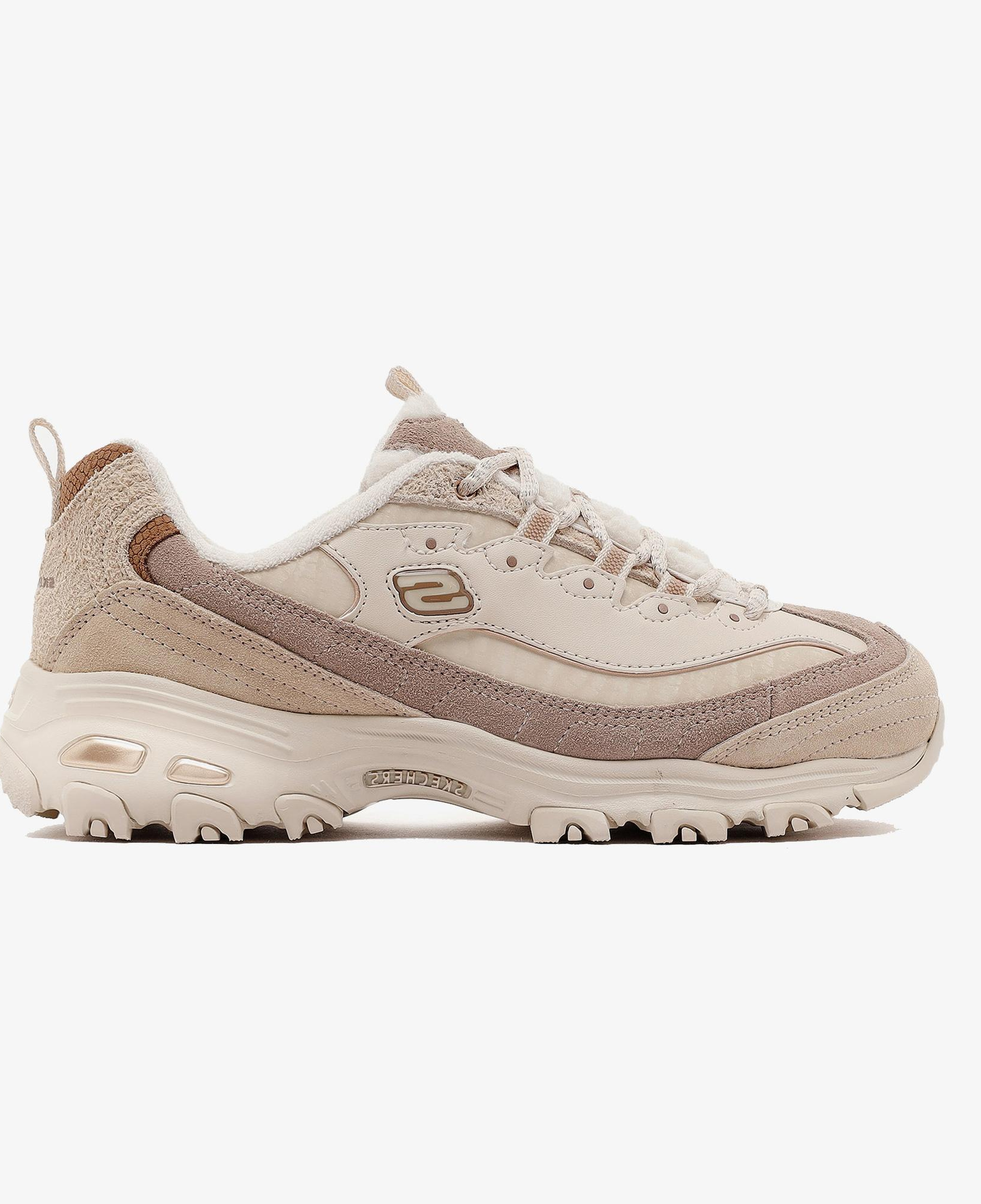 Skechers D'Lites - Cold Days Kadın Bej Sneaker