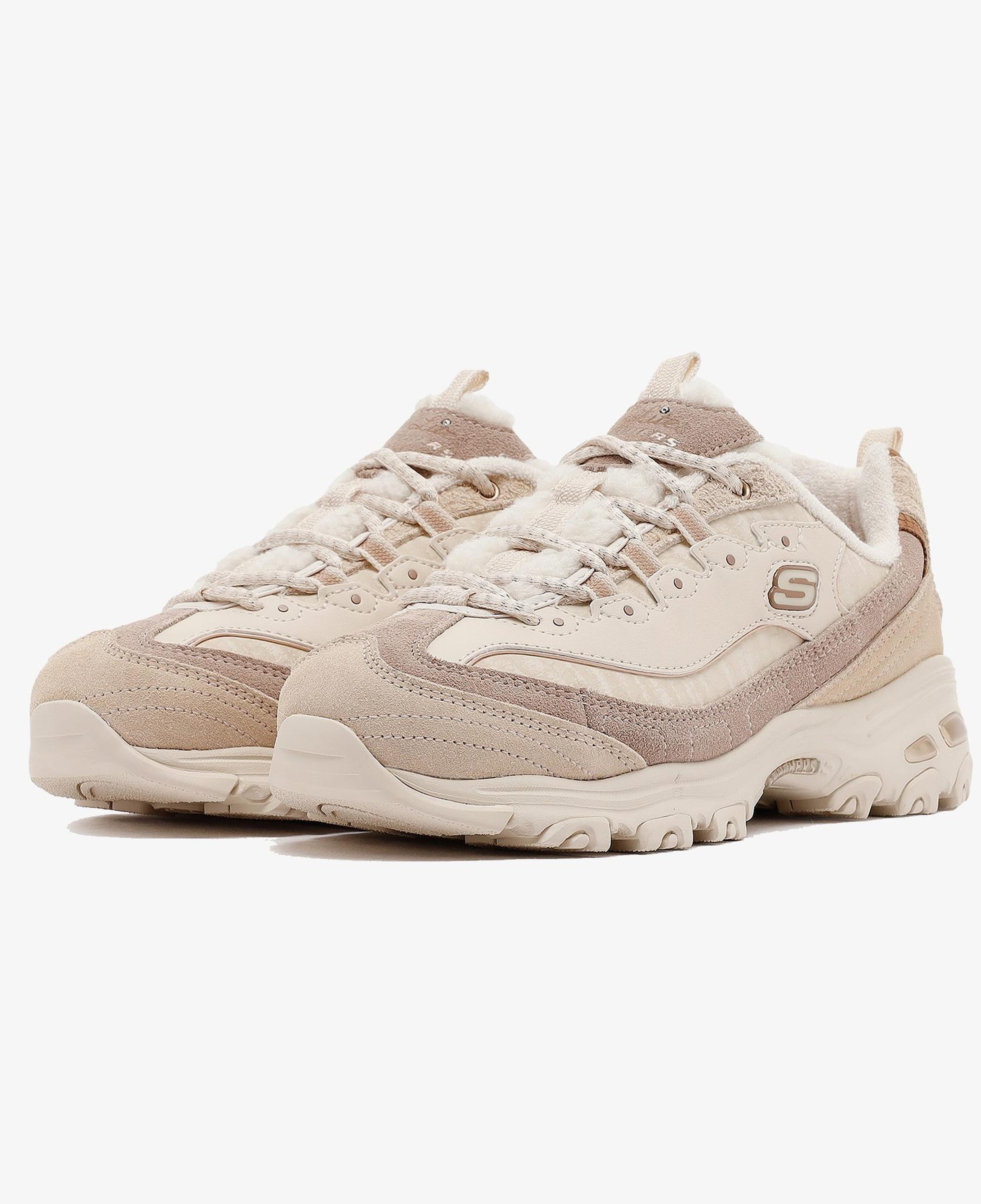 Skechers D'Lites - Cold Days Kadın Bej Sneaker