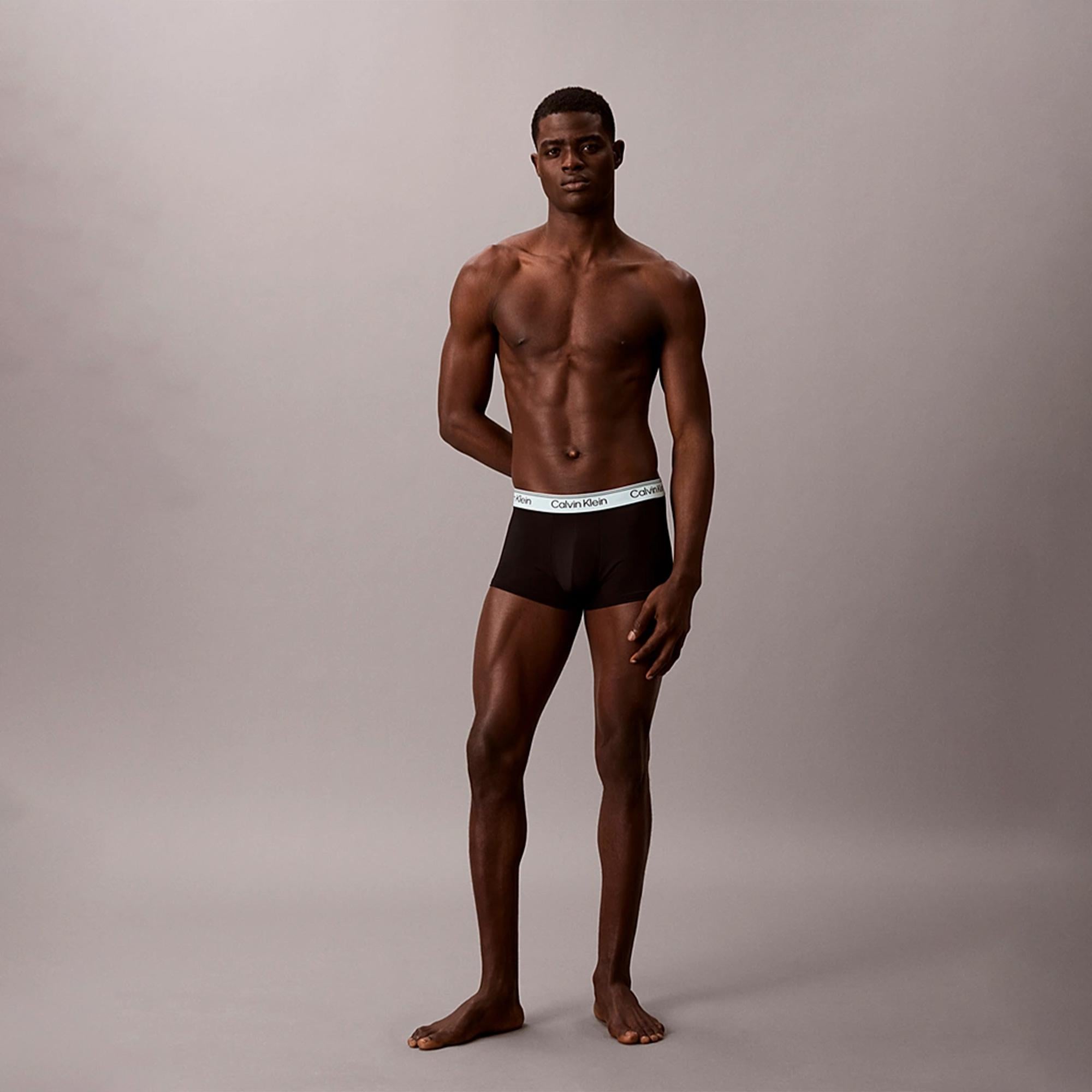 Calvin Klein Microfiber Stretch Erkek Siyah 3'lü Boxer Seti