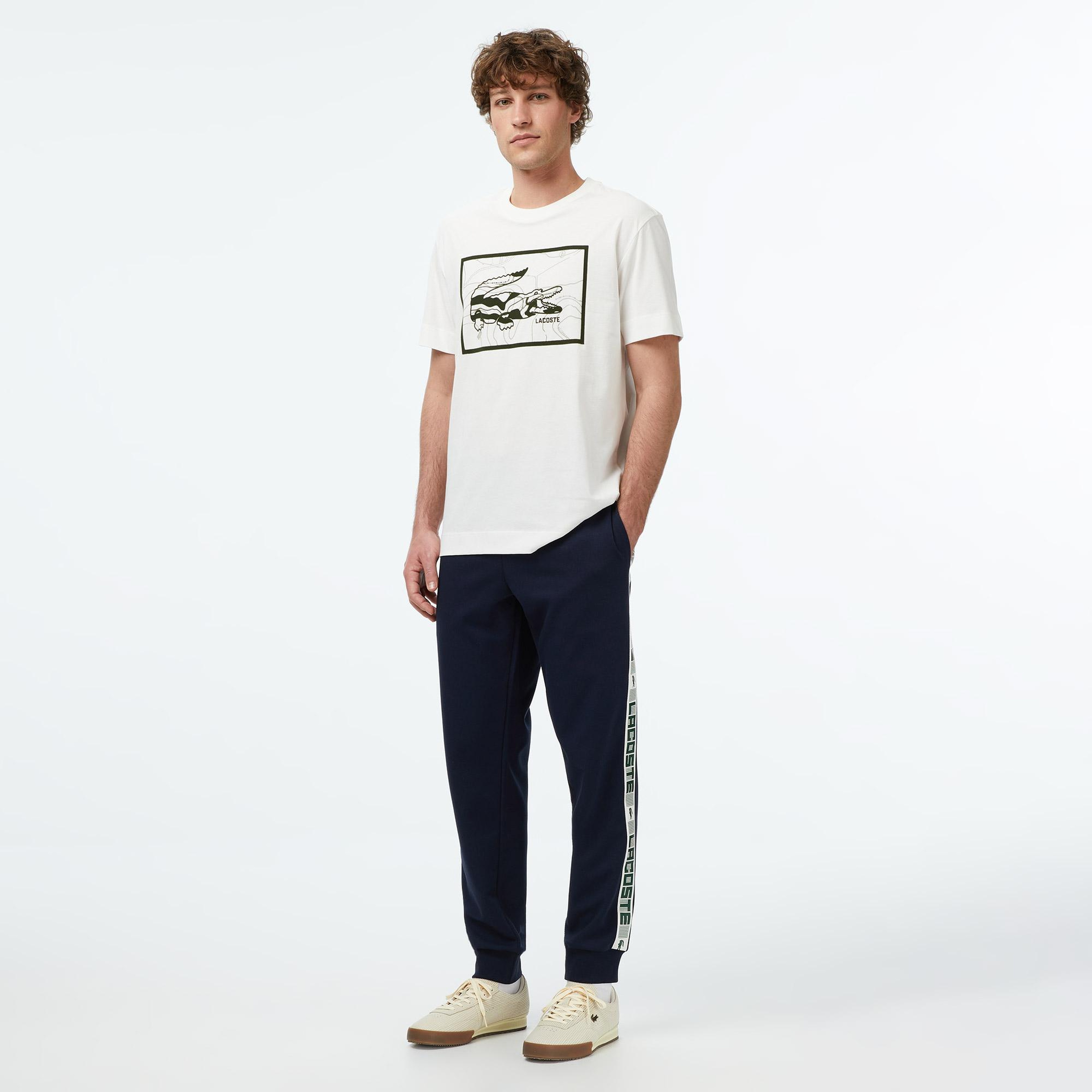 Lacoste Erkek Beyaz Tişört