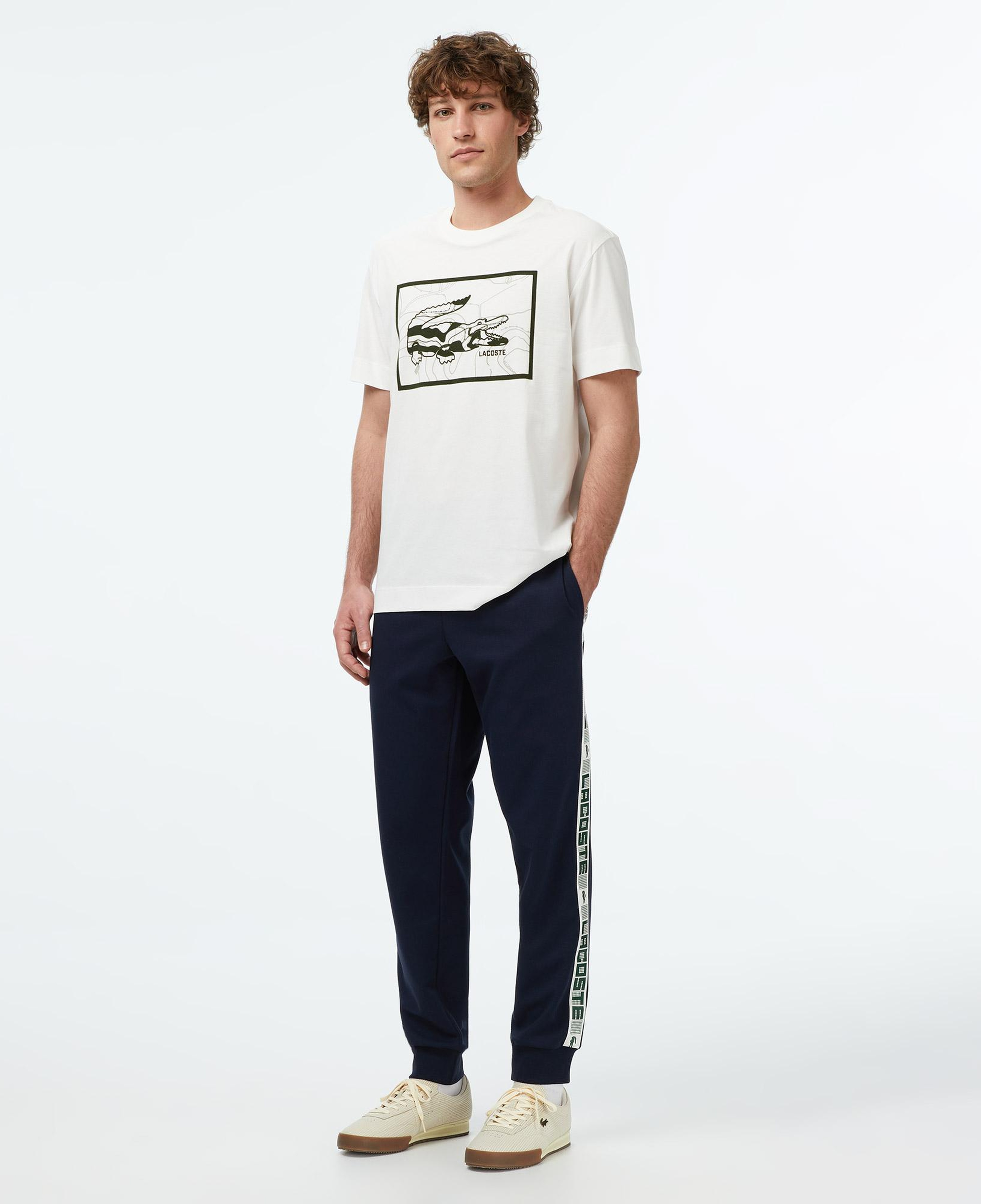 Lacoste Erkek Beyaz Tişört
