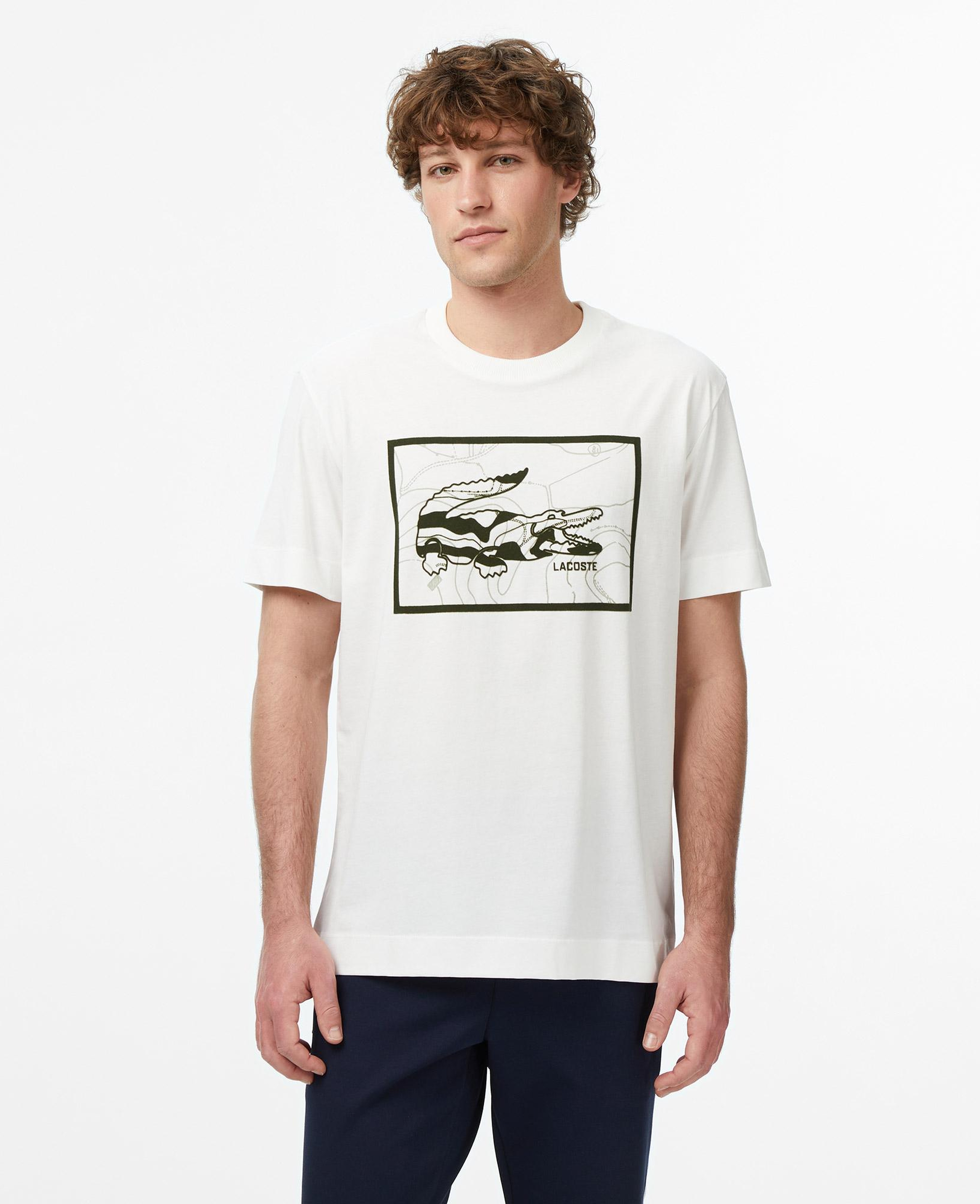 Lacoste Erkek Beyaz Tişört