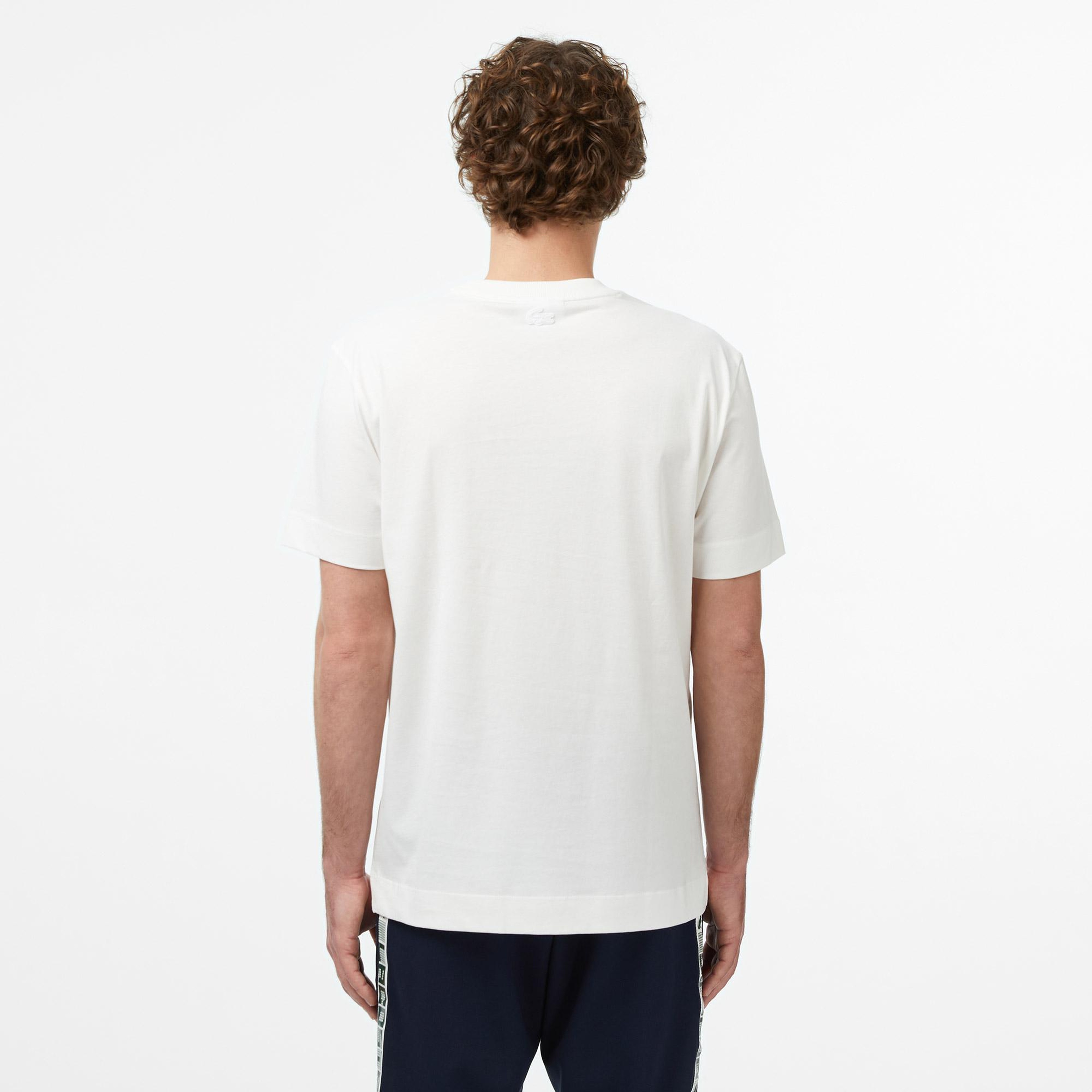 Lacoste Erkek Beyaz Tişört