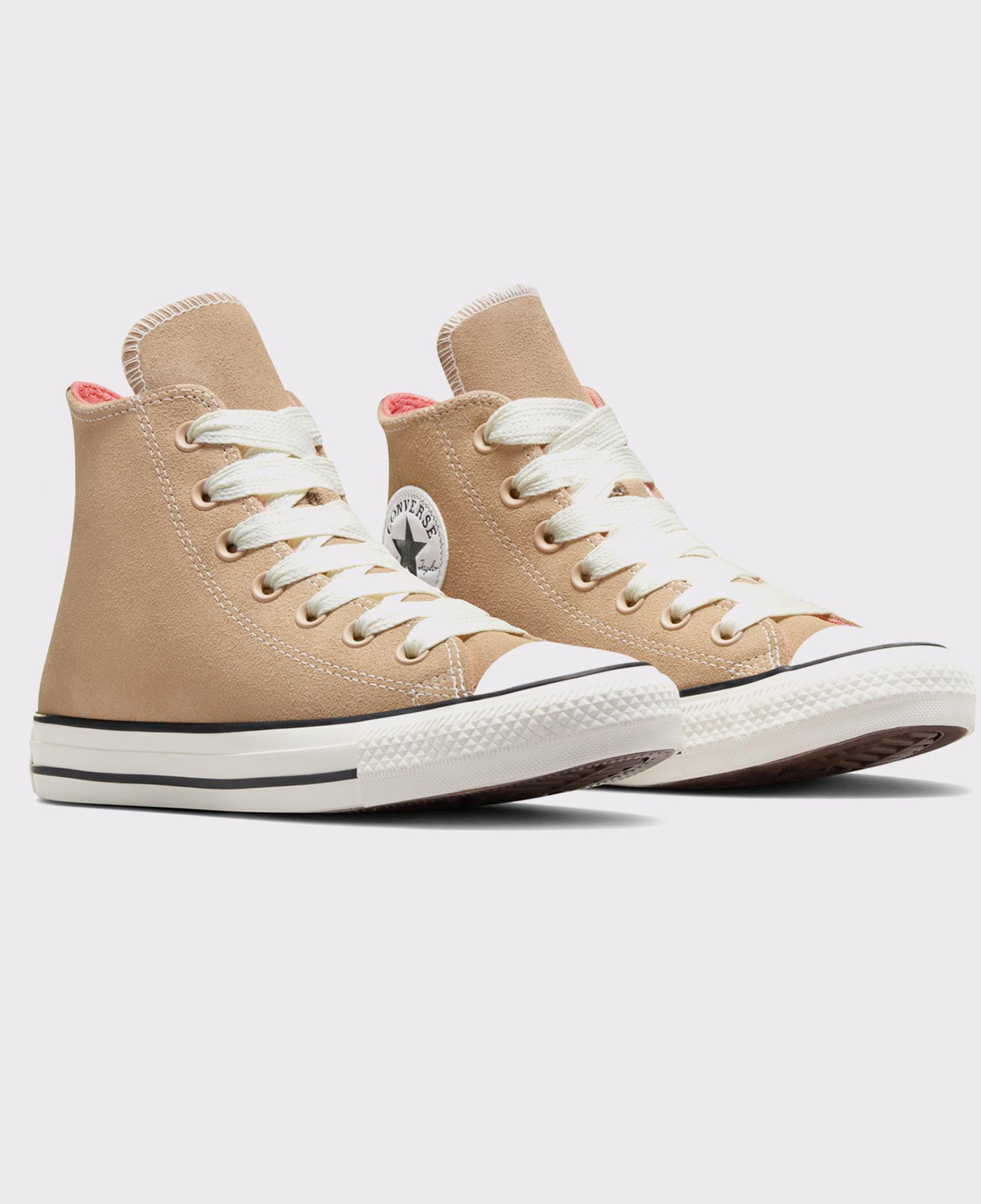 Converse Chuck Taylor All Star Kadın Bej Süet Deri Sneaker