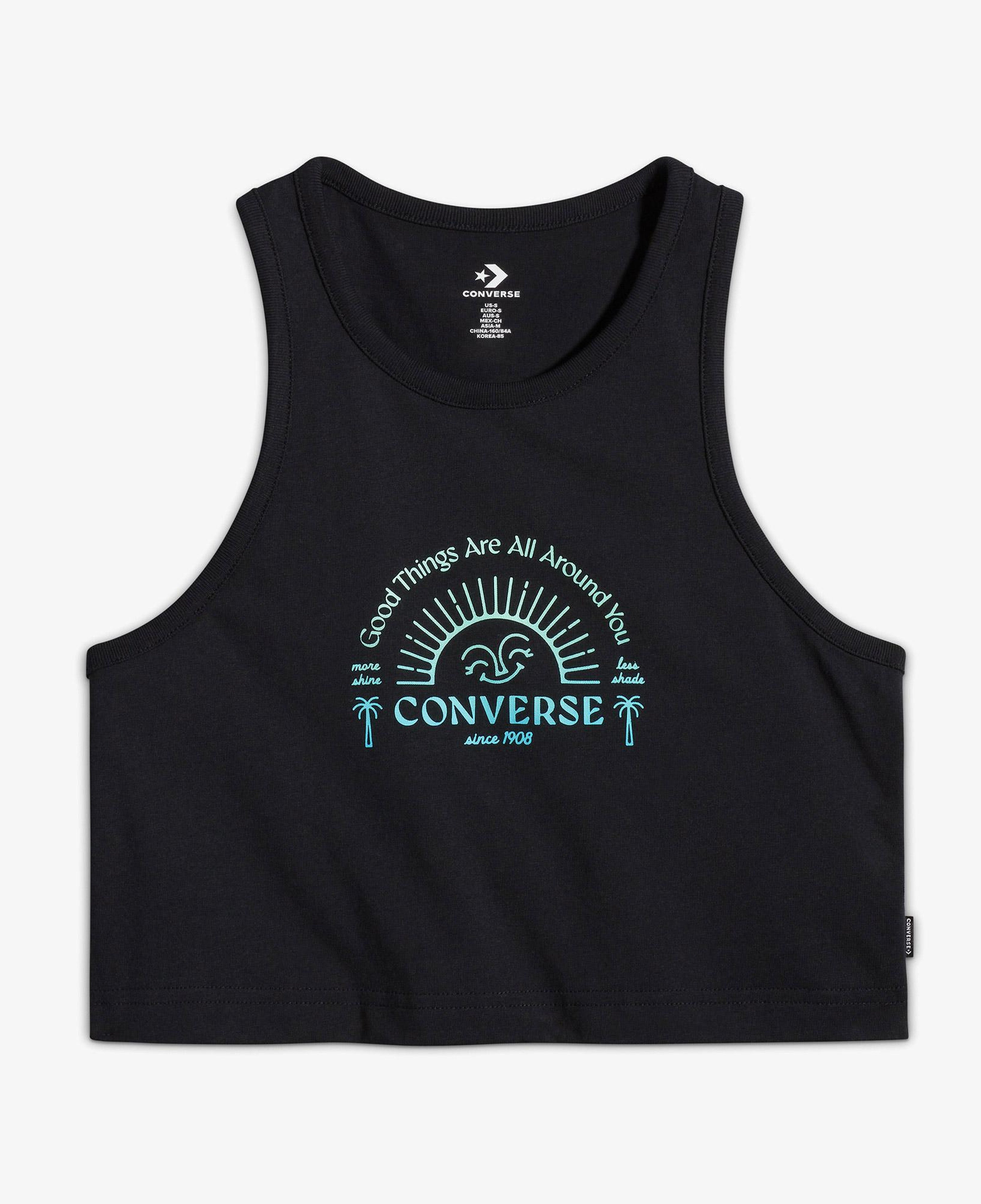 Converse Kadın Siyah T-Shirt