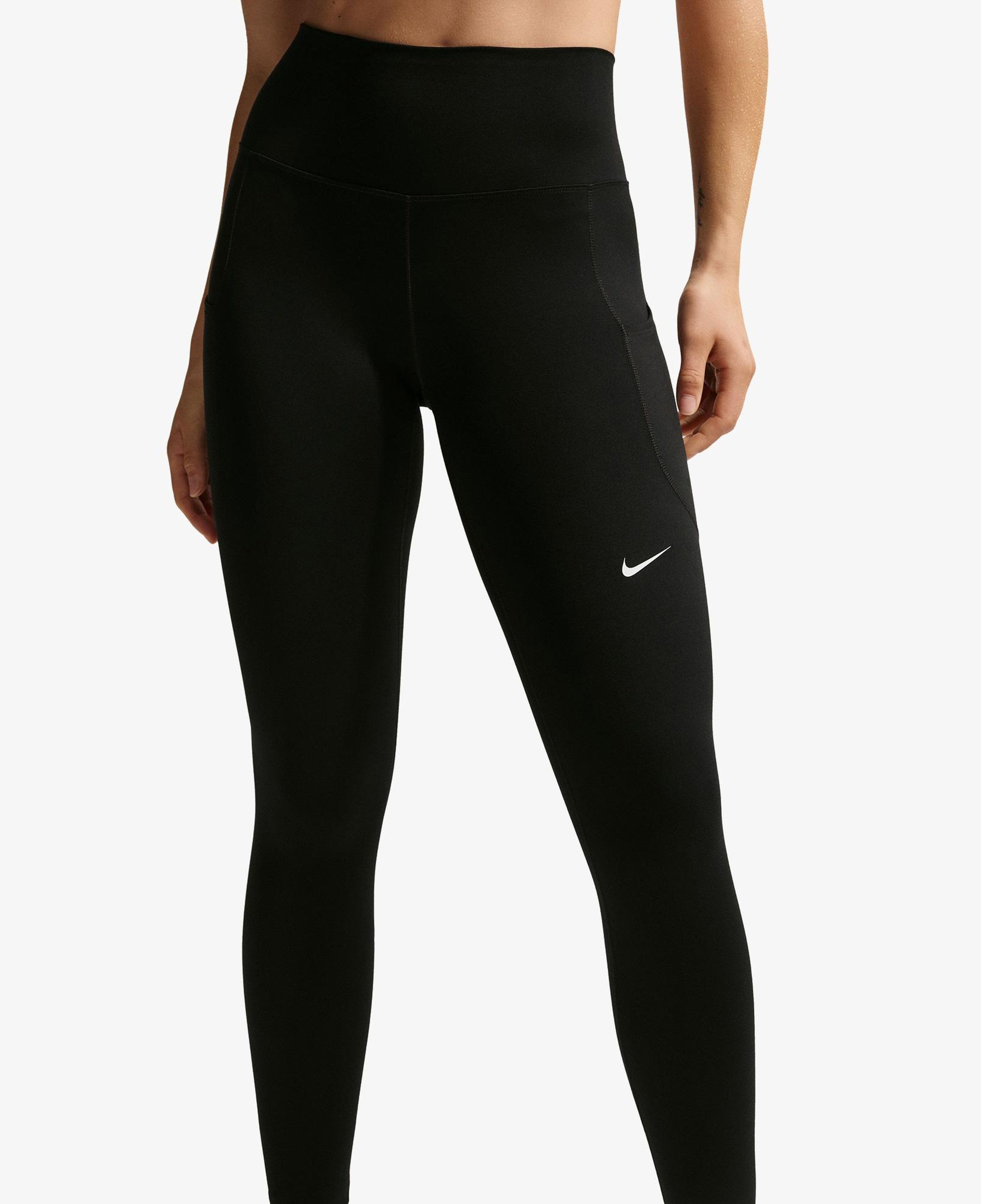 Nike Dri-Fit One Yüksel Belli Kadın Siyah Tayt