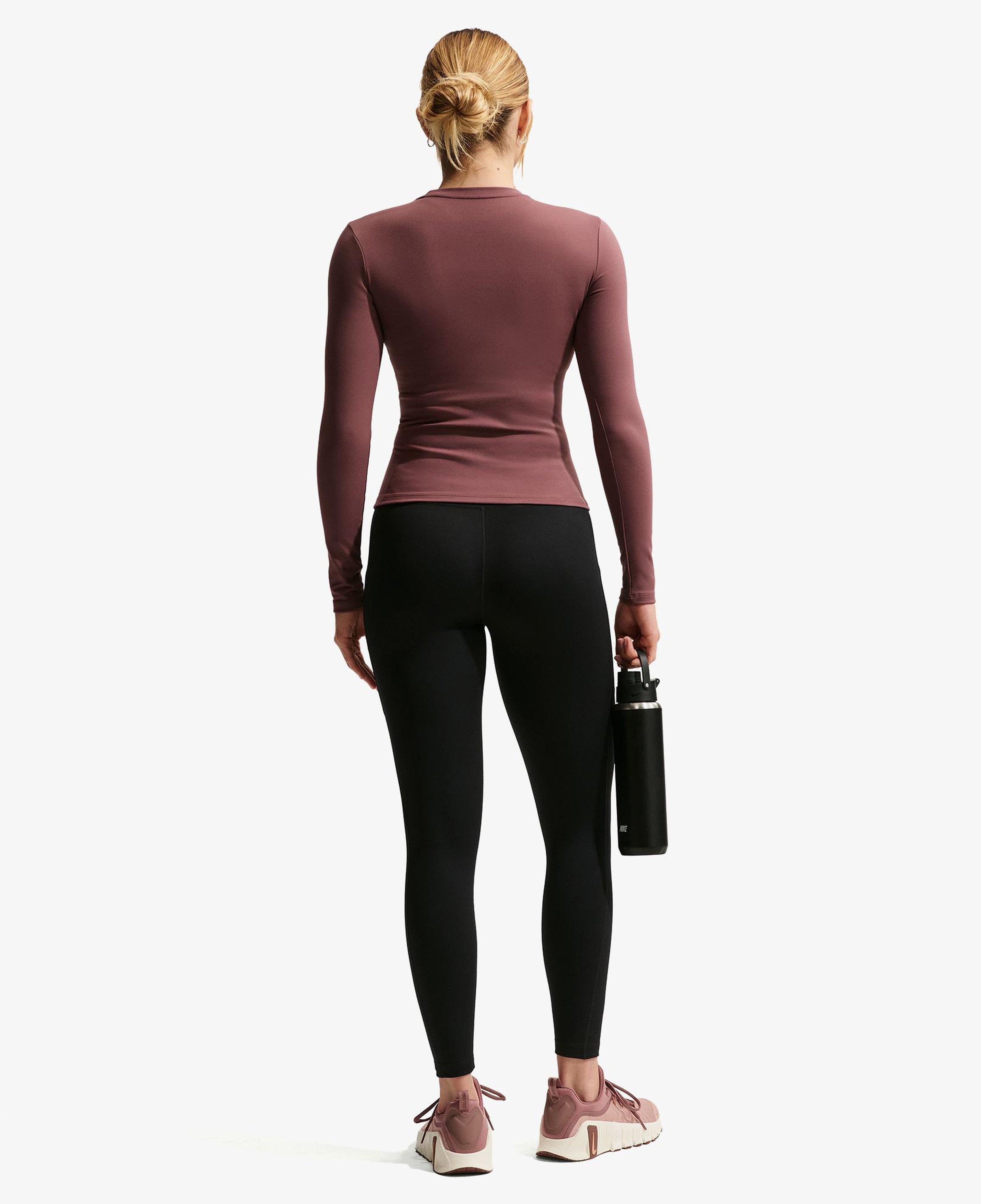 Nike Dri-Fit One Yüksel Belli Kadın Siyah Tayt
