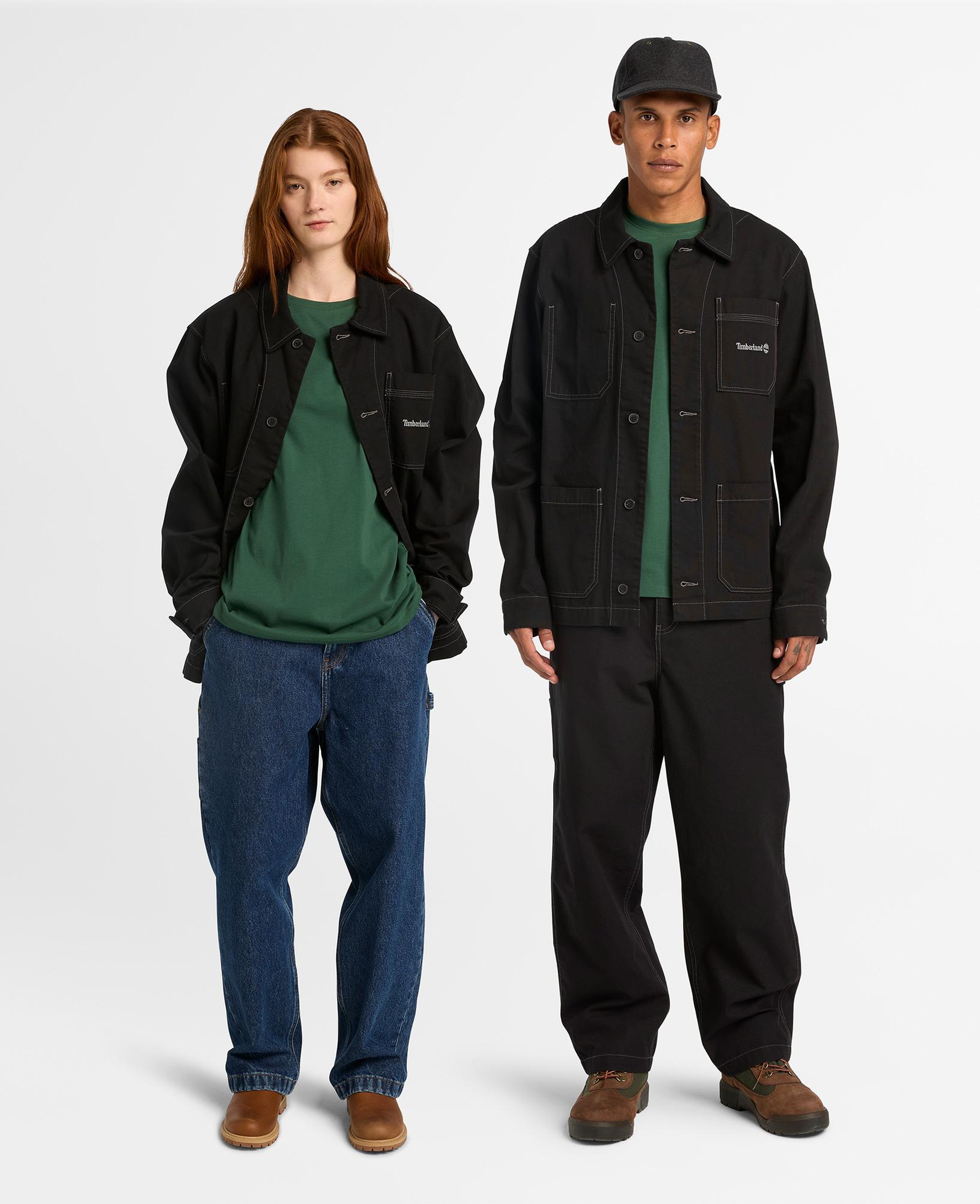 Timberland Chore Canvas Erkek Siyah T-Shirt