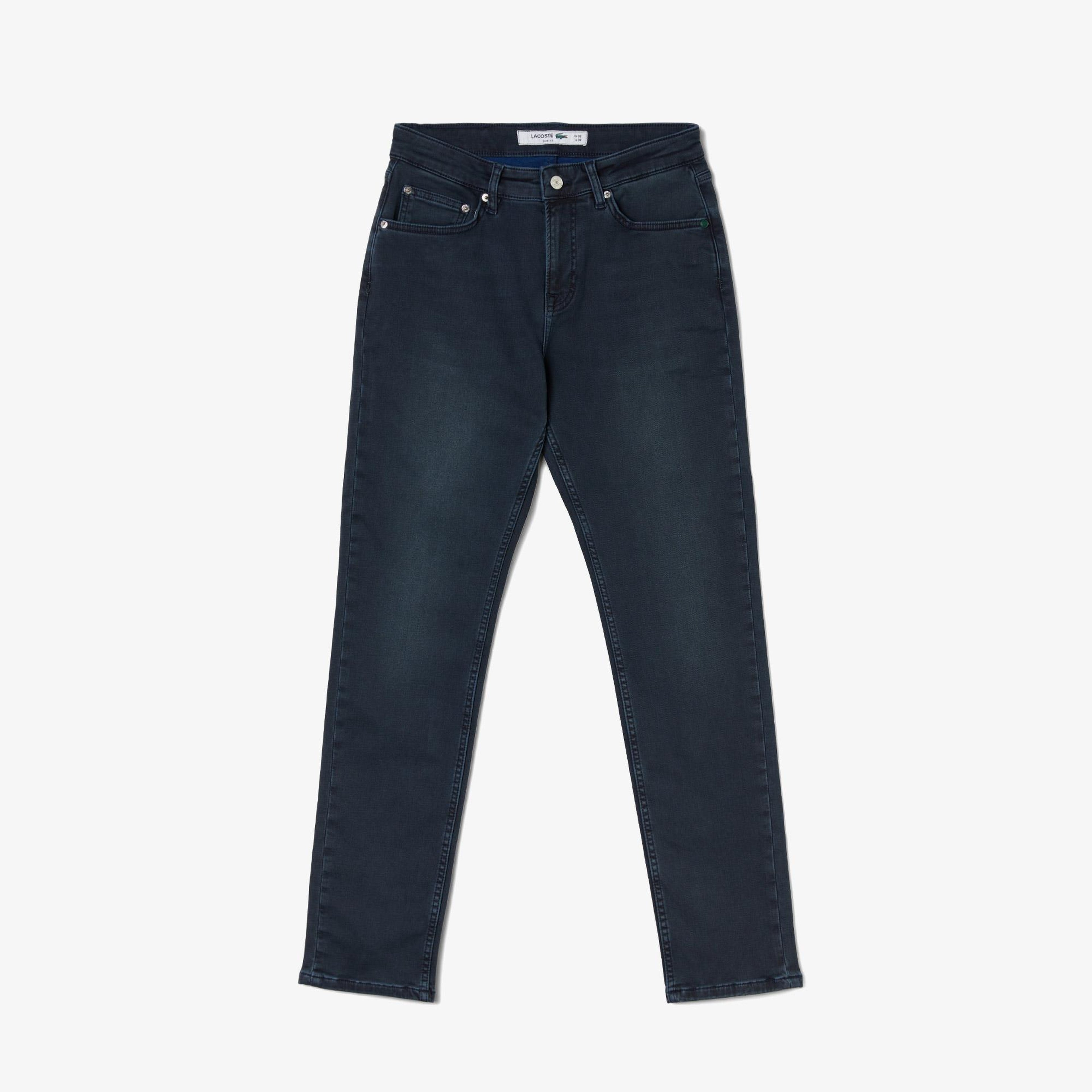 Erkek Slim Fit Mavi Jean Pantolon