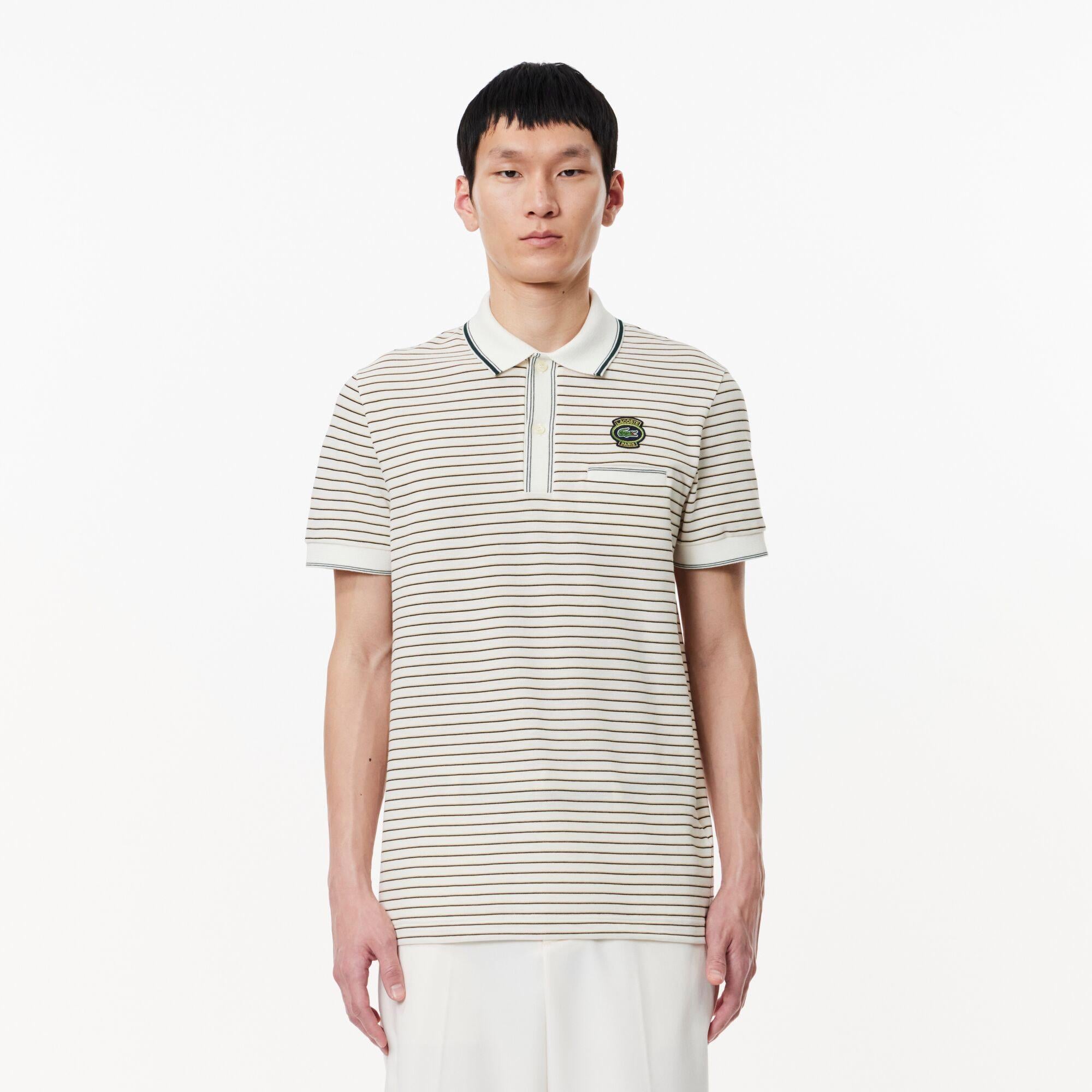 Lacoste Classic Fit Erkek Beyaz Polo