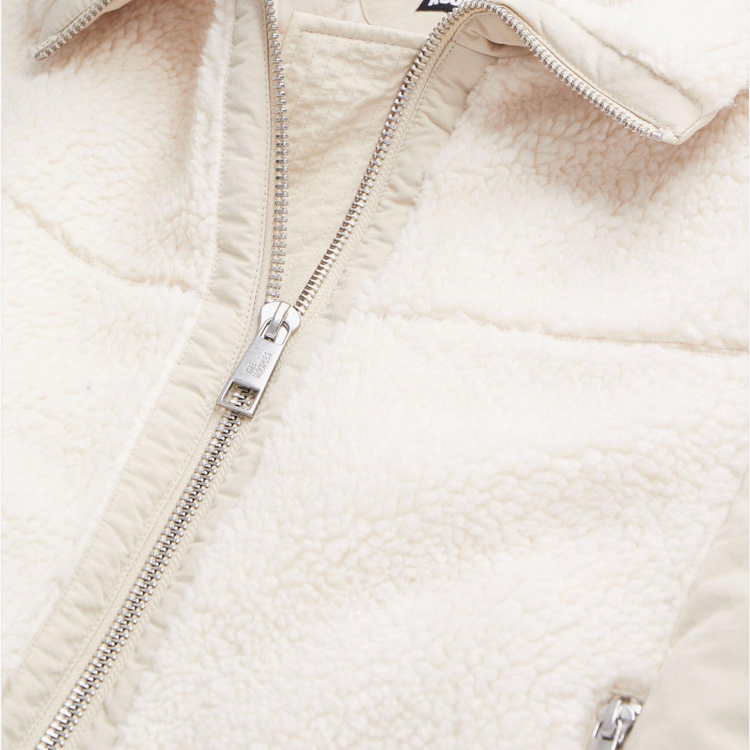 KADIN EKRU POLAR CEKET