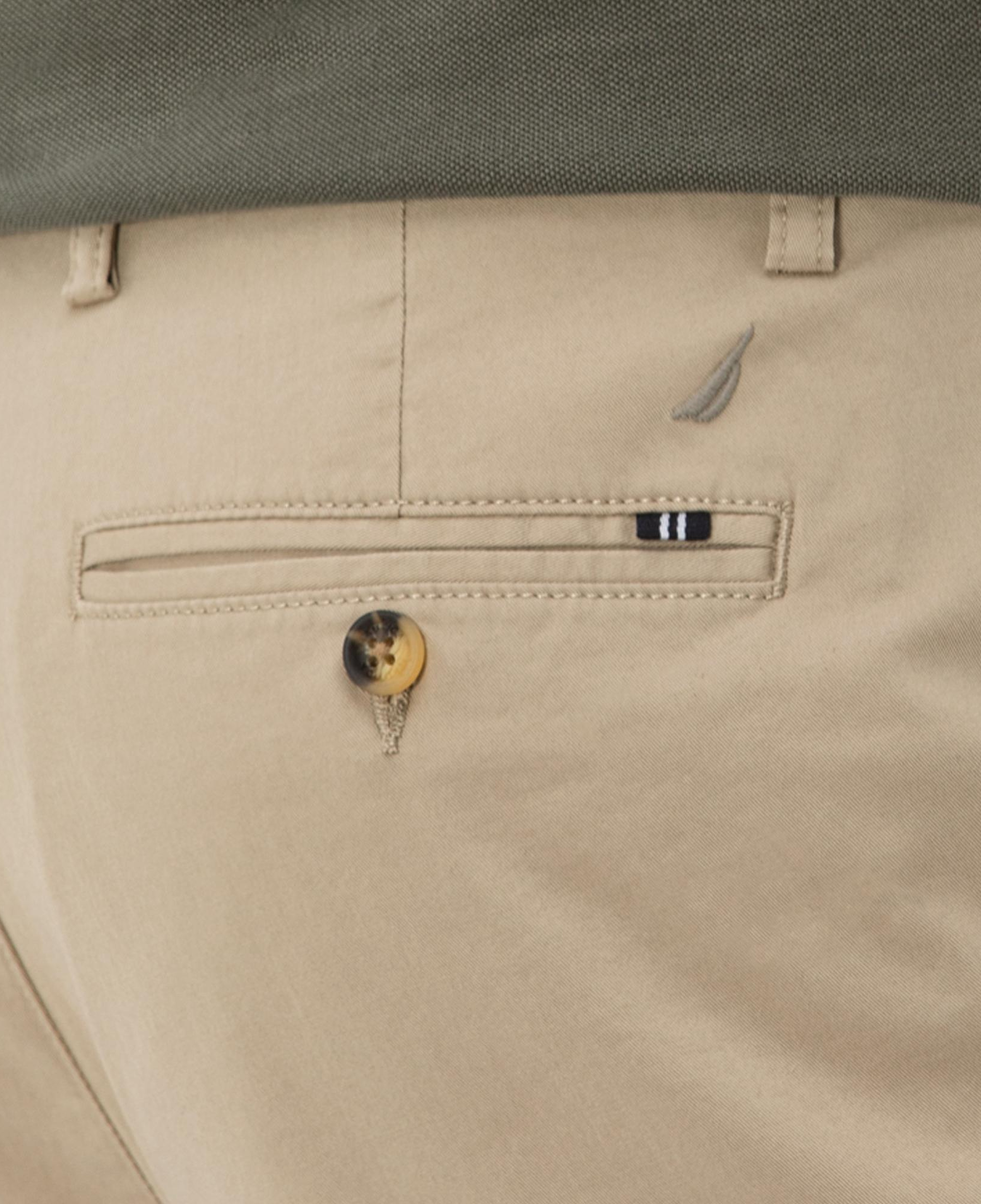 Nautica Erkek Bej Slim Fit Chino Pantolon