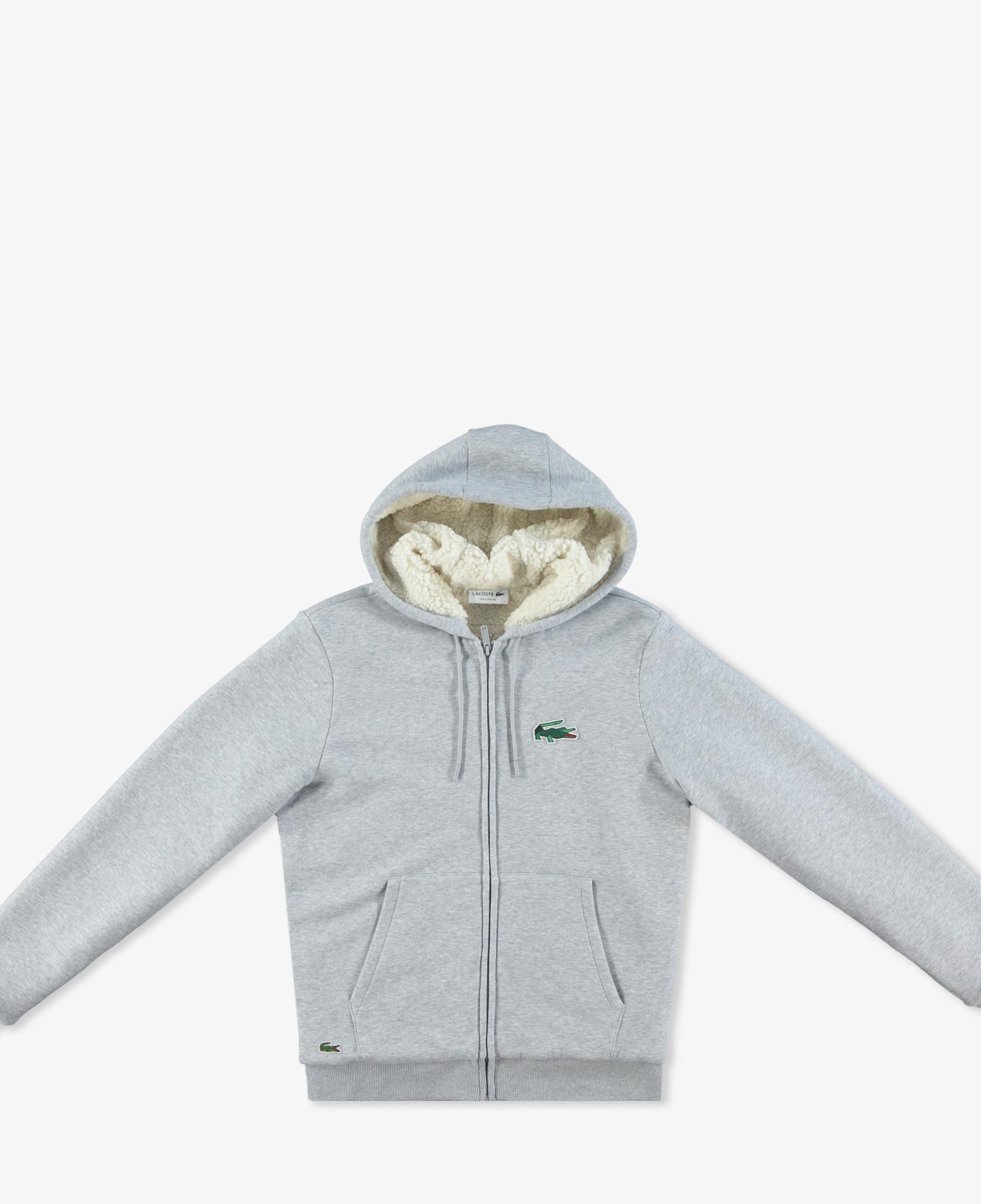 Erkek Relaxed Fit Kapüşonlu Gri Sweatshirt