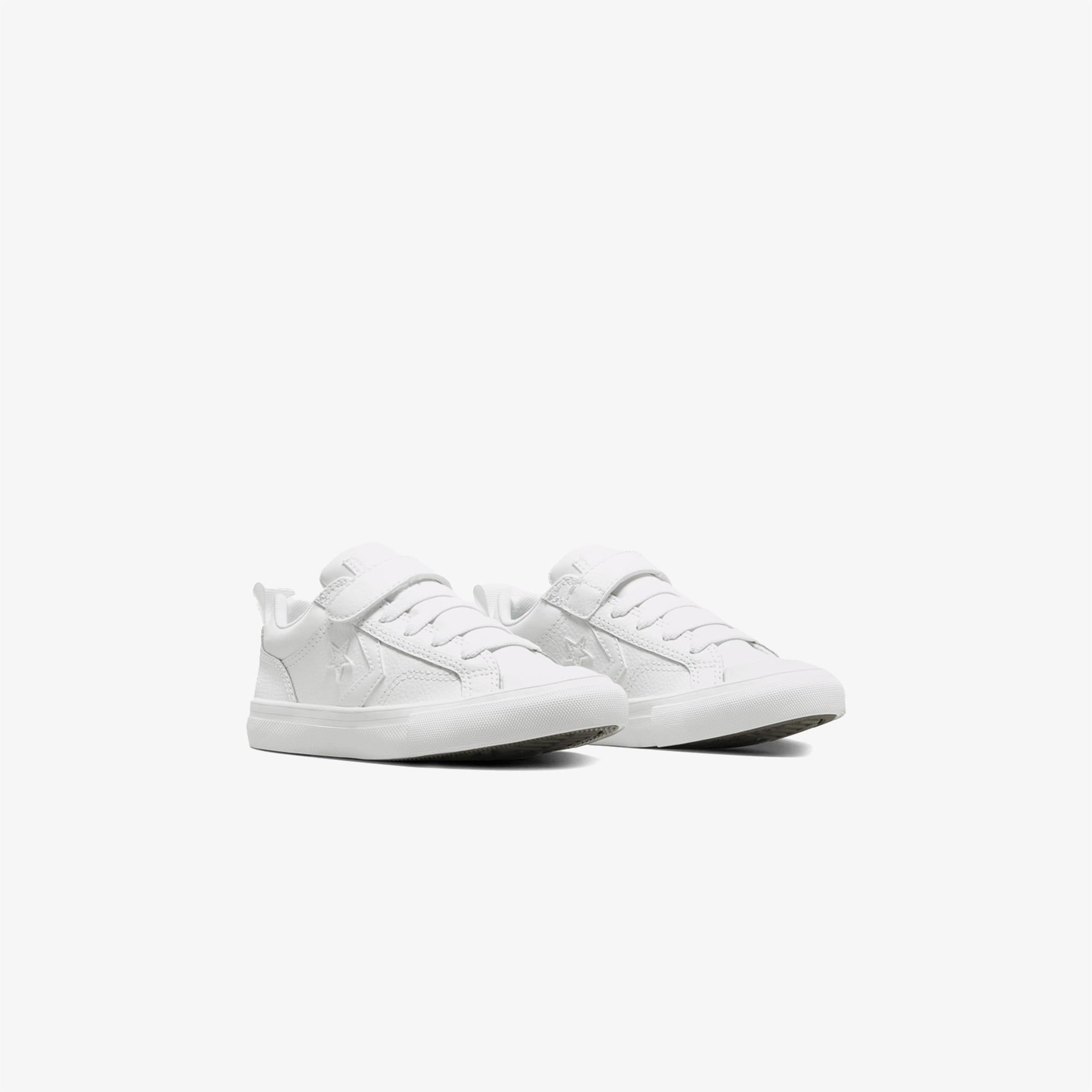 Converse Pro Blaze Strap Çocuk Beyaz Deri Sneaker