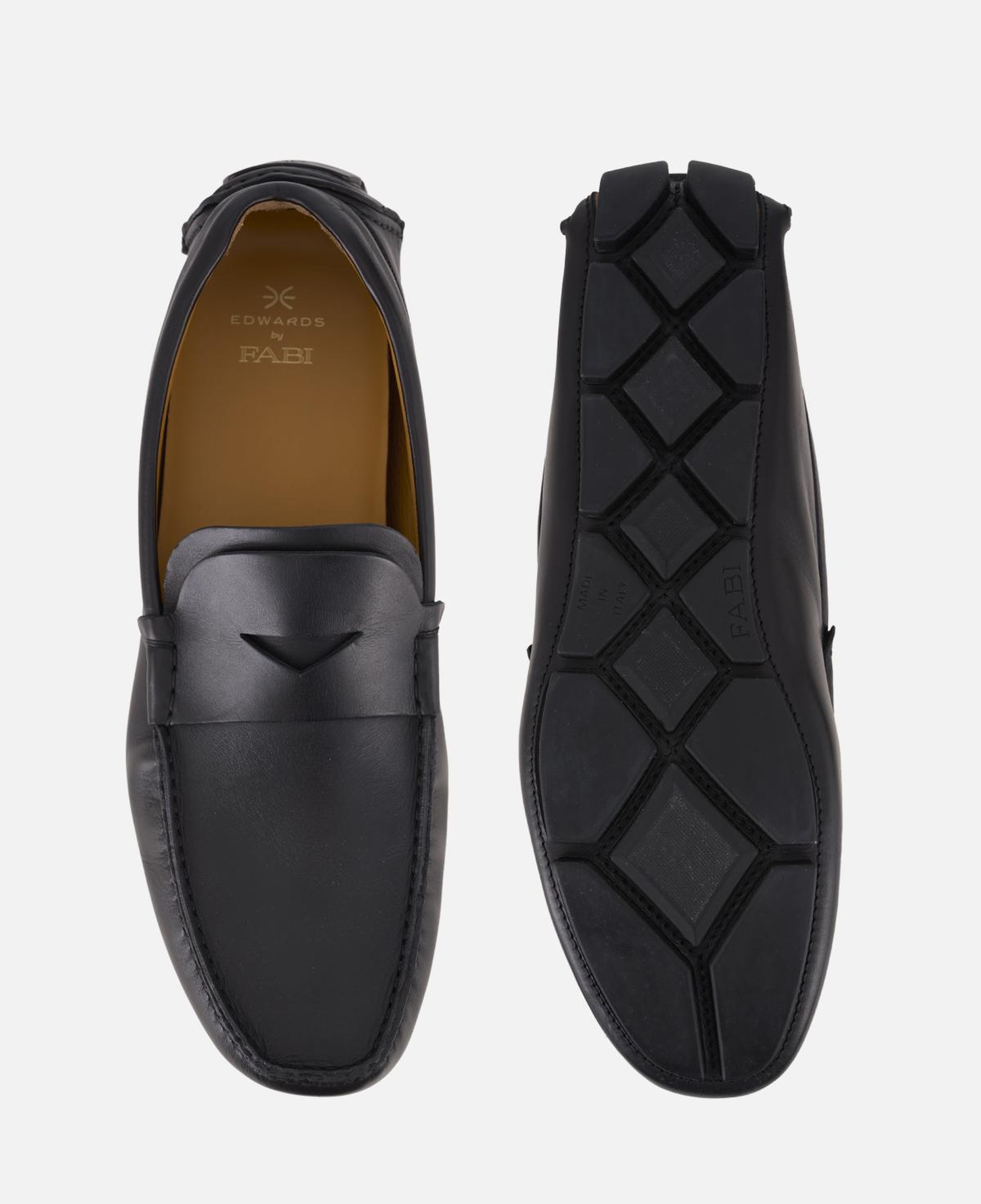 Erkek Siyah Deri Loafer