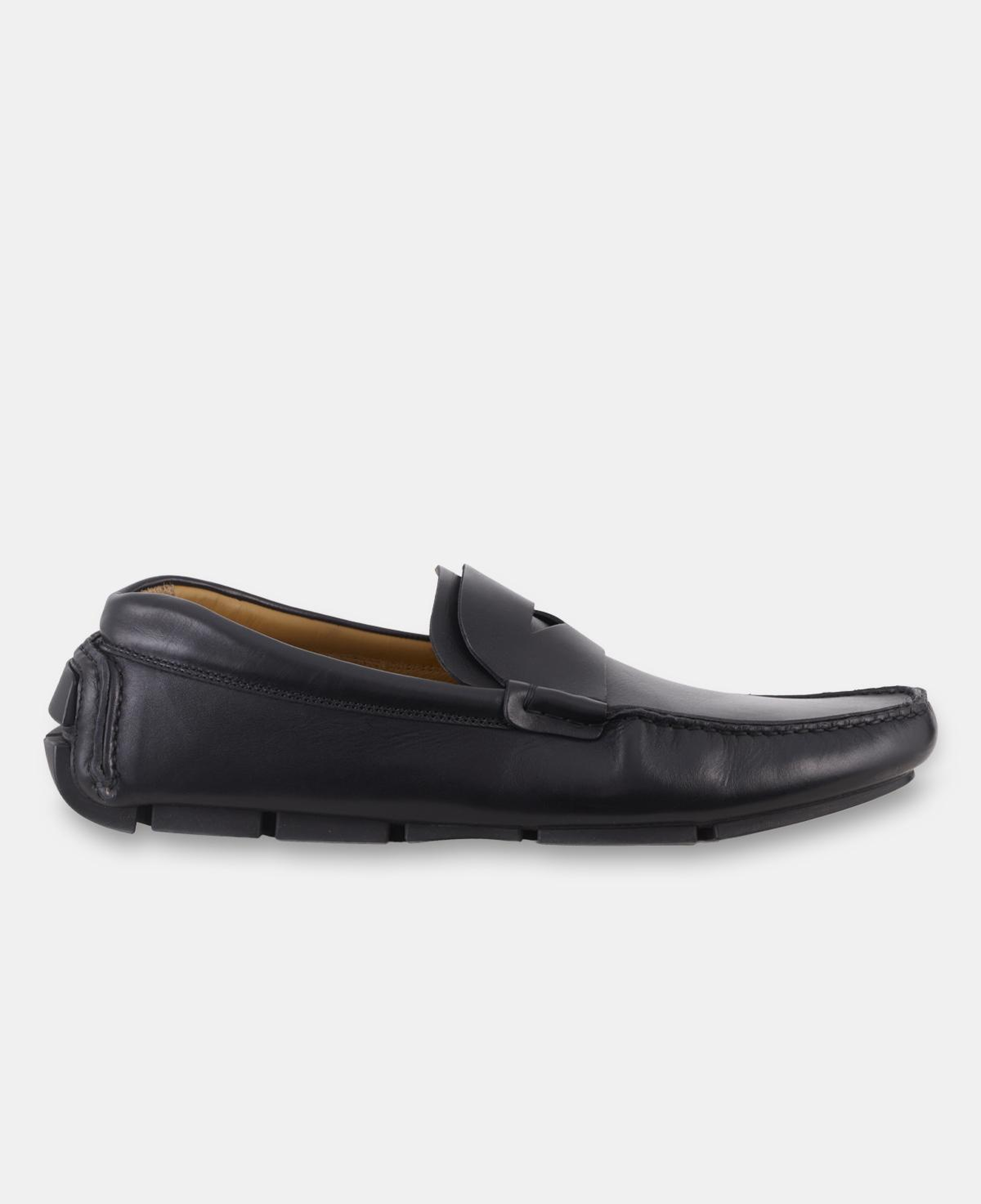 Erkek Siyah Deri Loafer