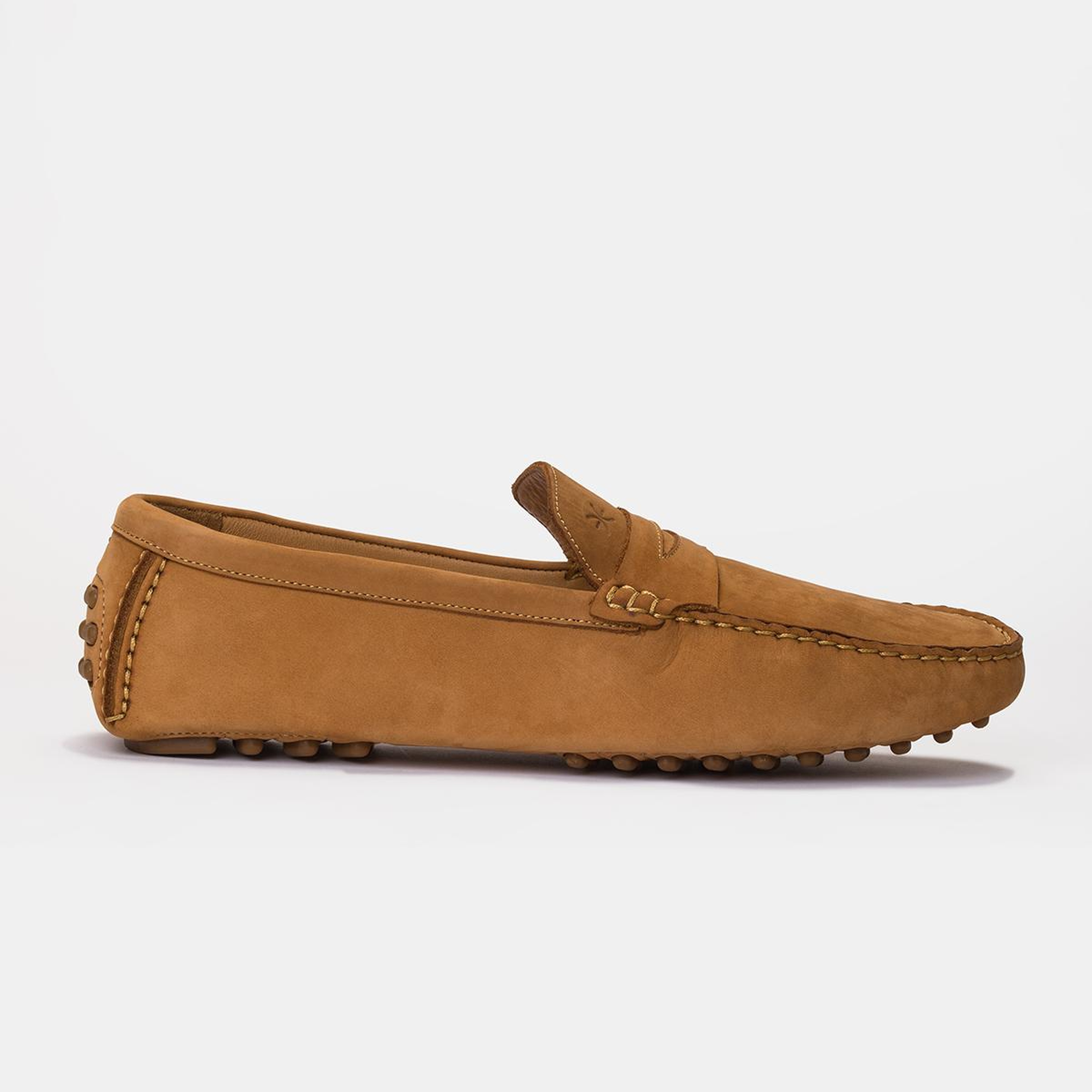 Erkek Camel Nubuk Loafer