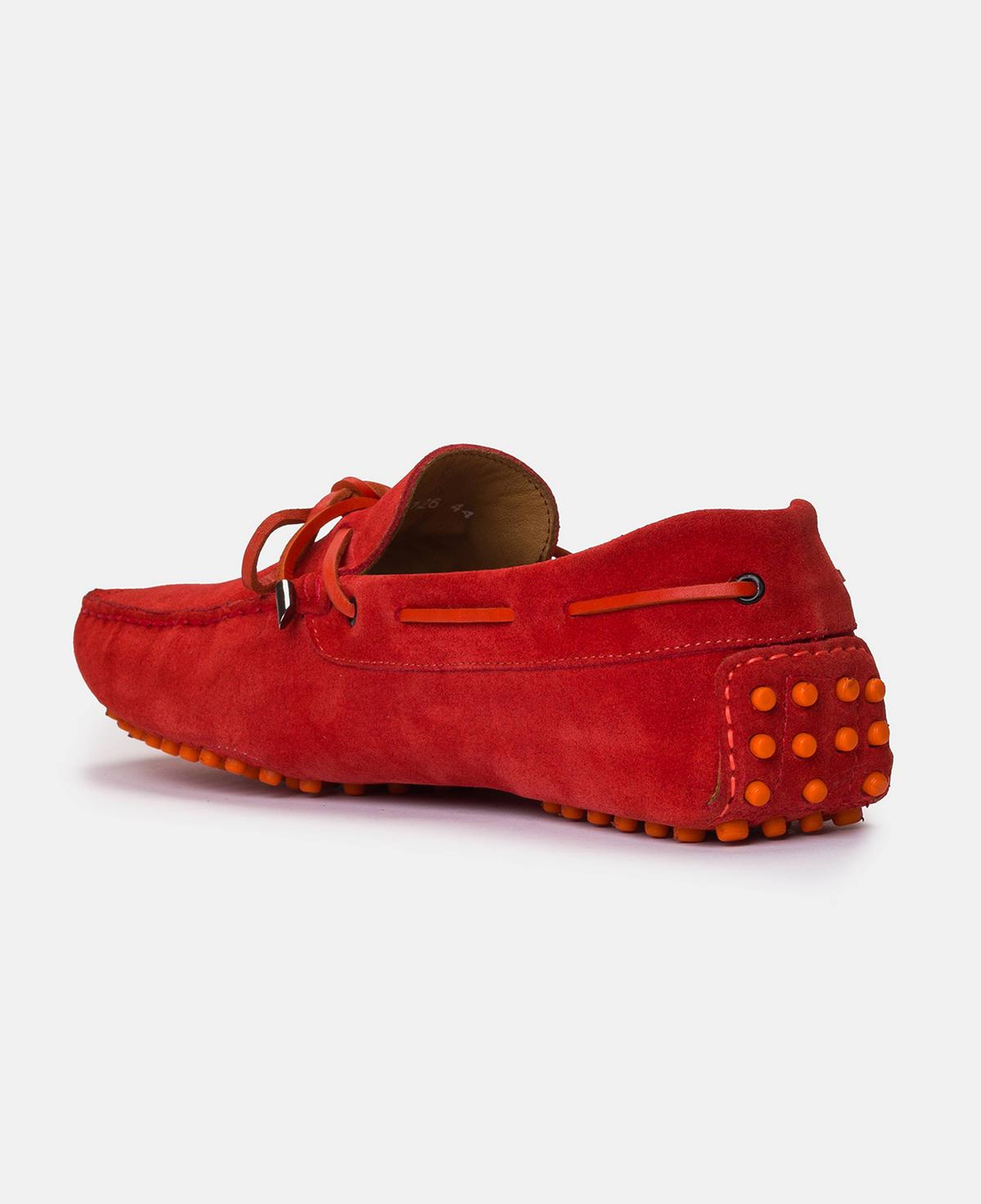 Erkek Kırmızı Bağcık Detaylı Süet Loafer