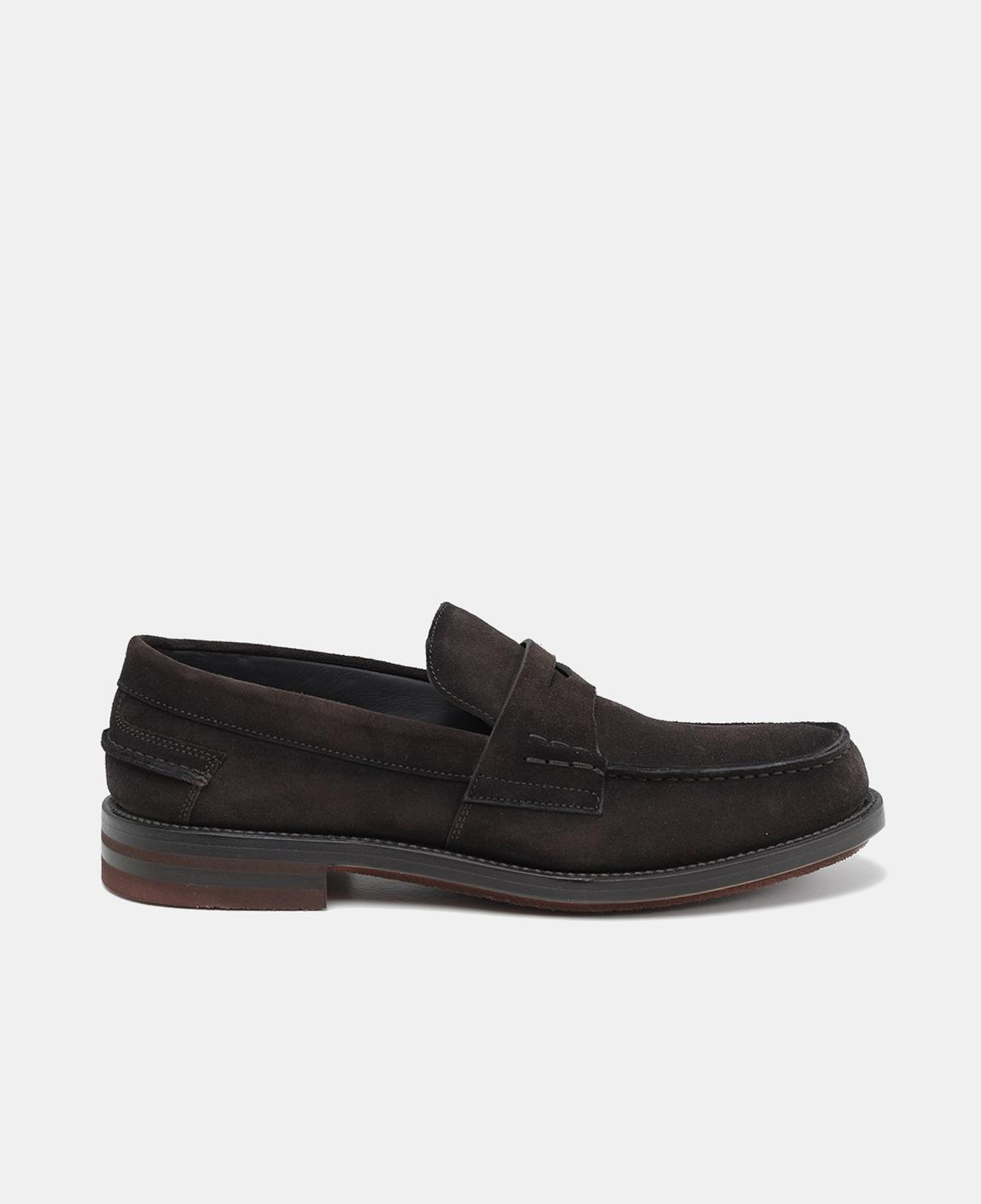 Erkek Kahverengi Deri Loafer
