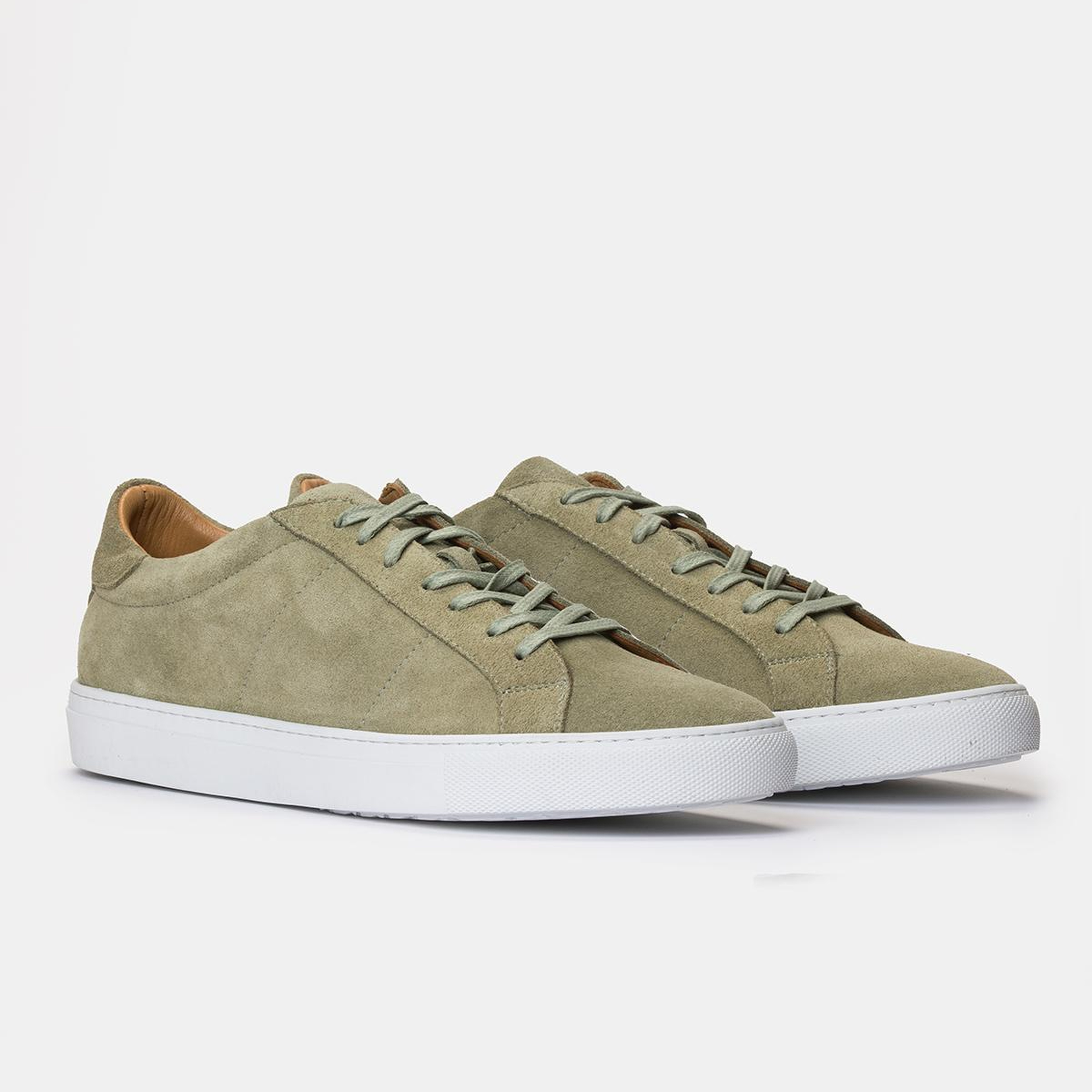Erkek Yeşil Süet Sneaker