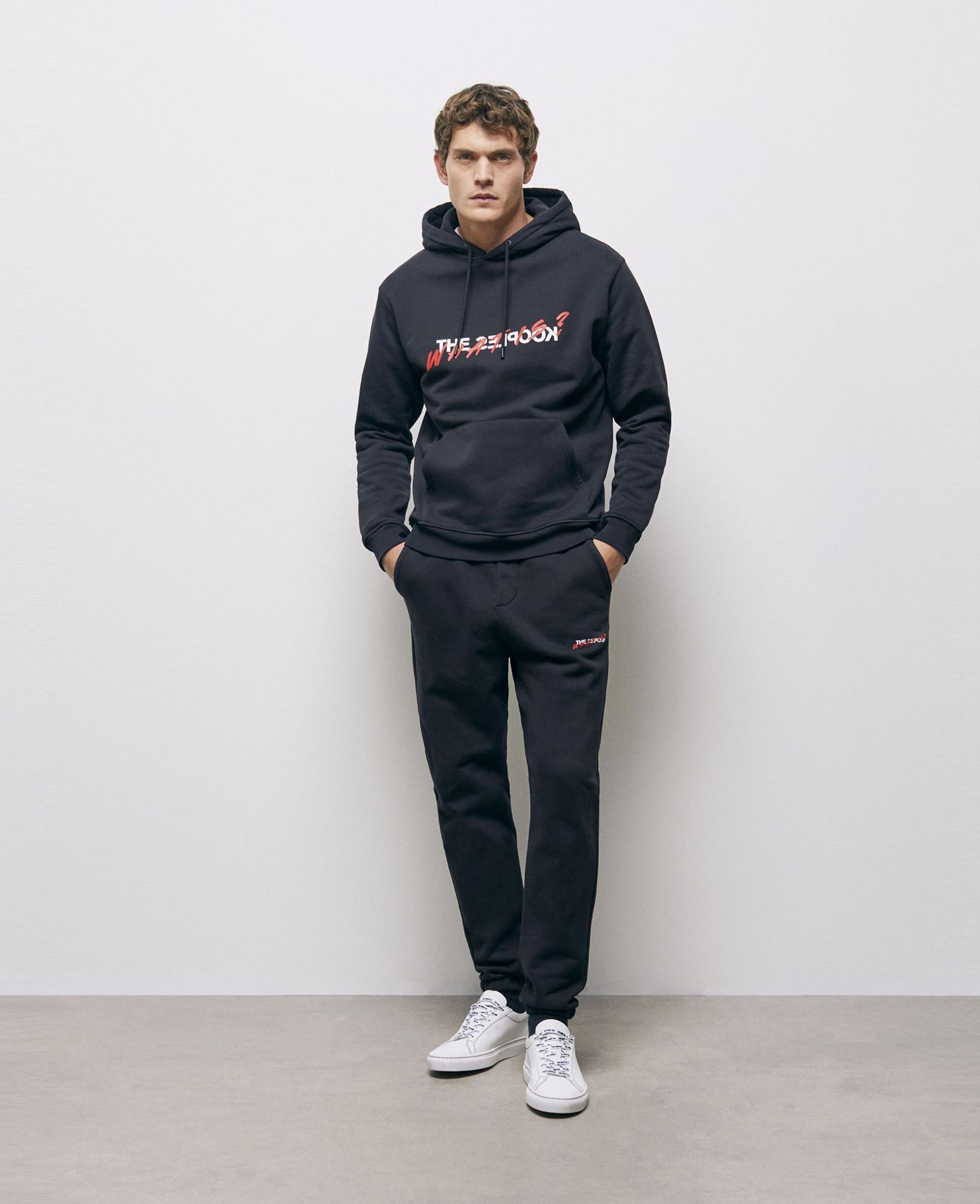 The Kooples Classic Erkek Siyah Sweatshirt