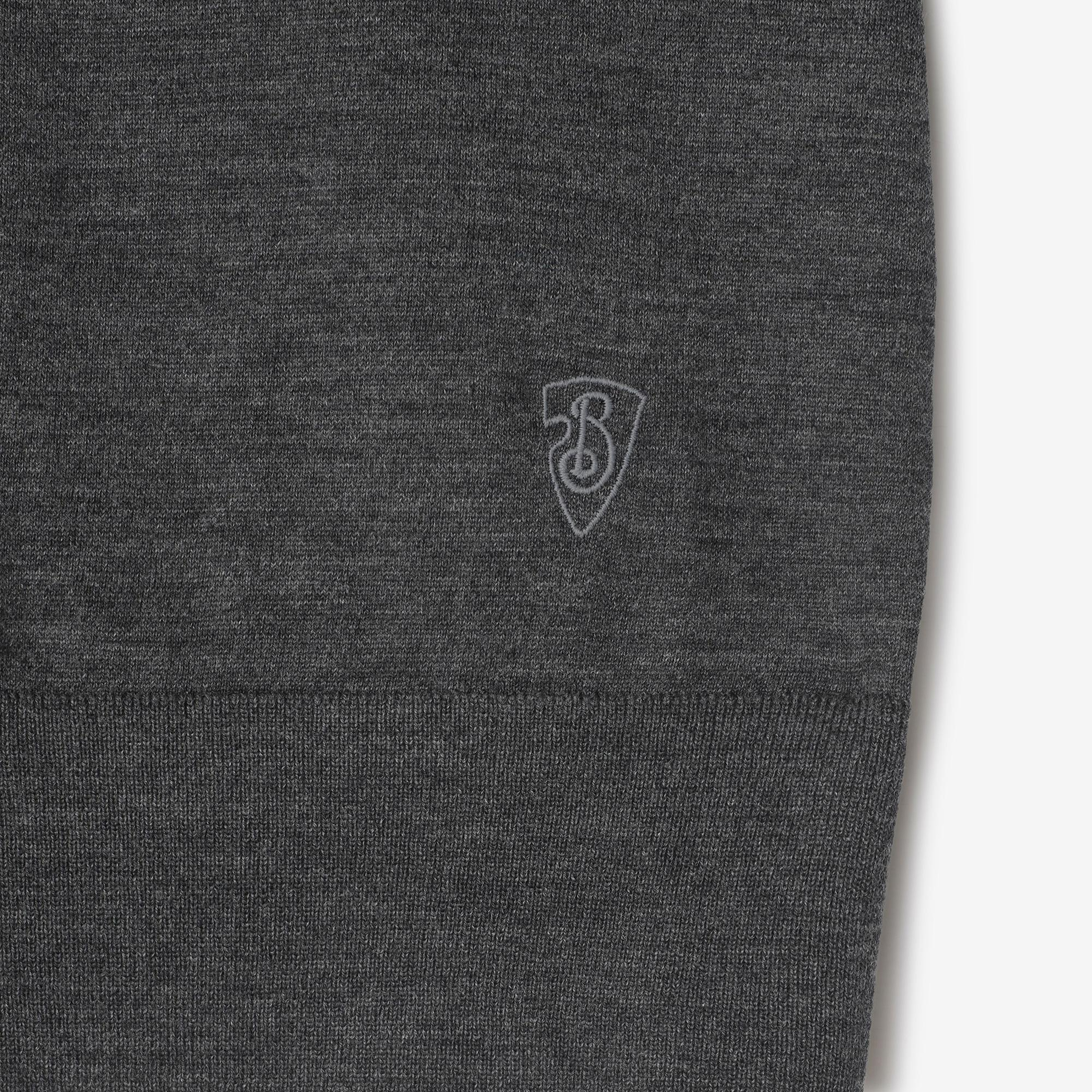 Burberry Pai Wool Kadın Gri Polo