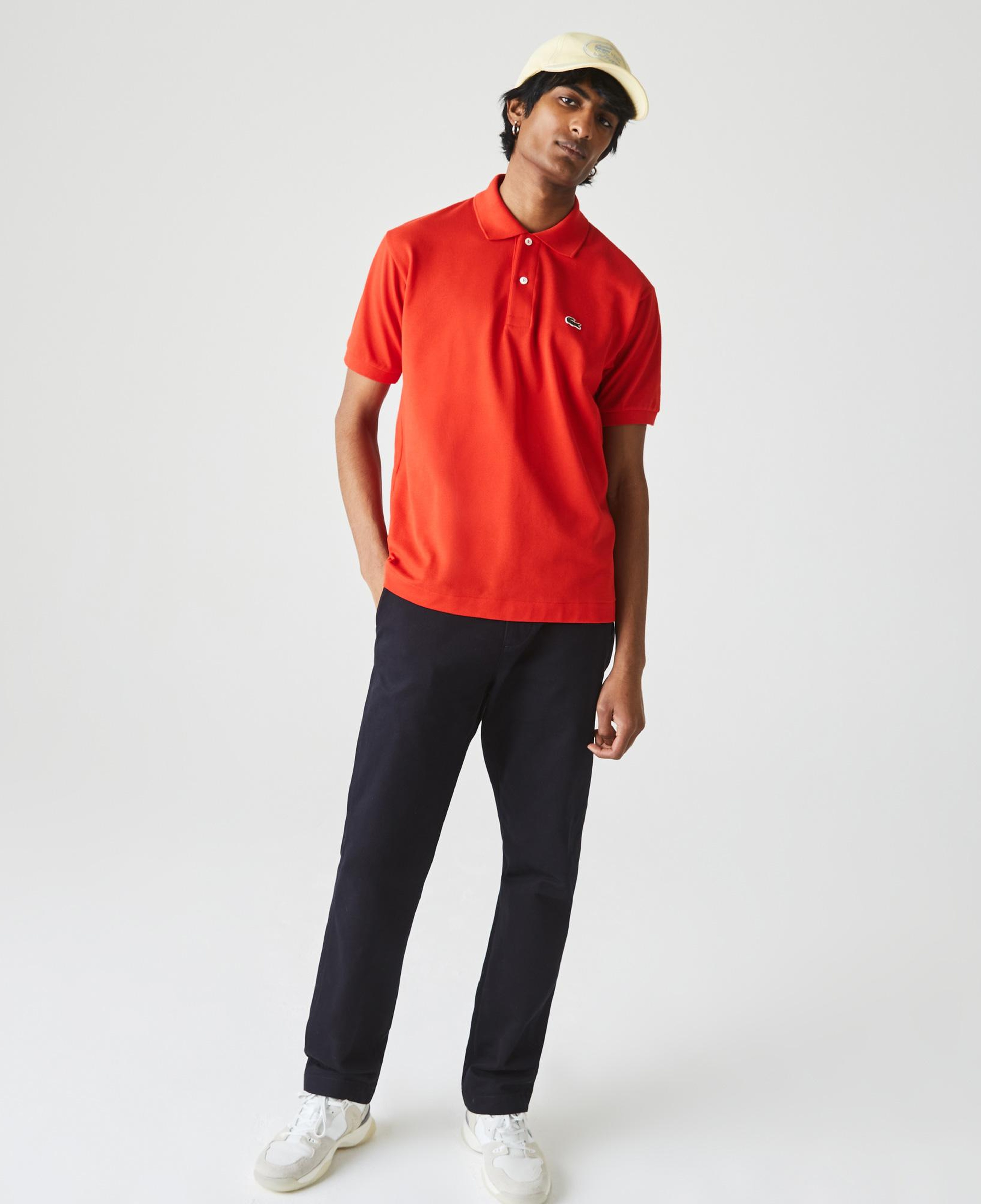 L.12.12 Erkek Classic Fit Kırmızı Polo