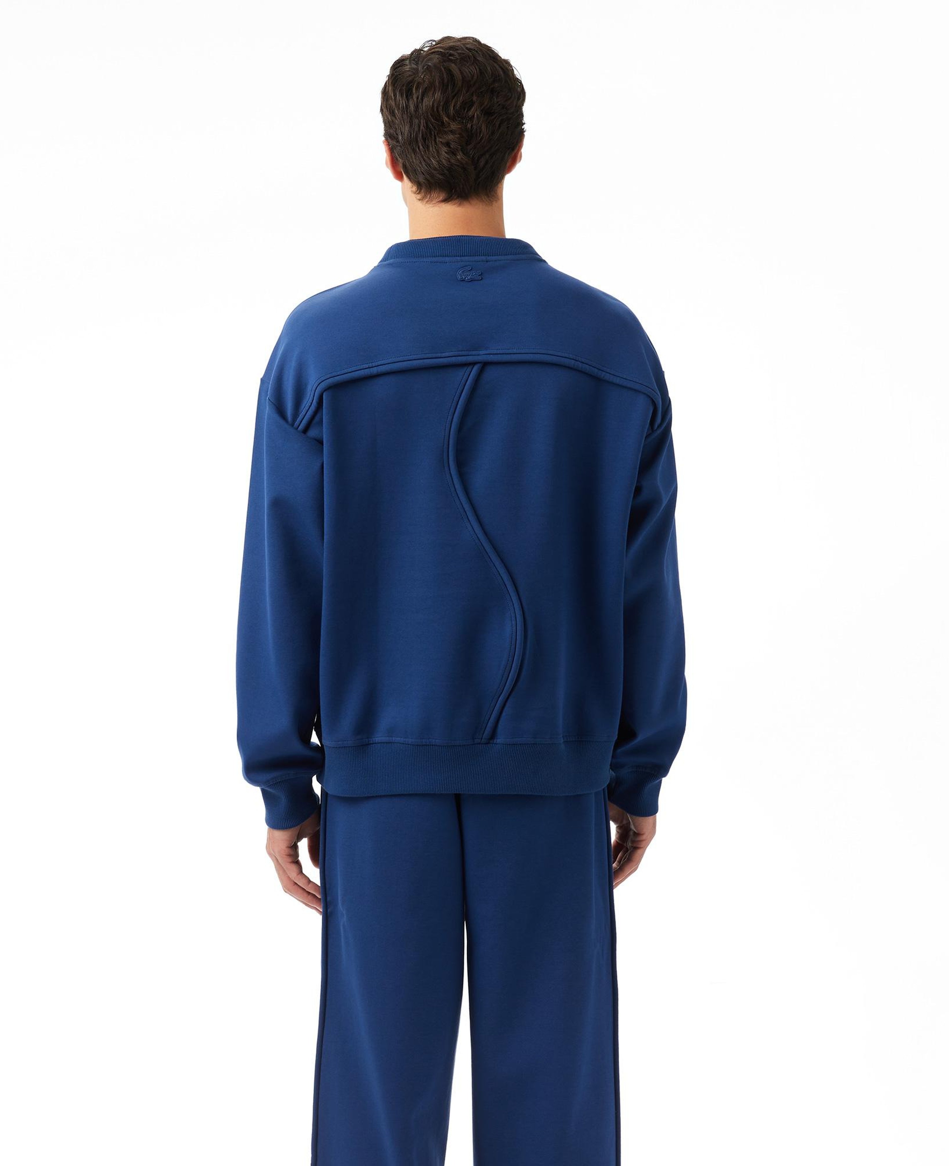 Lacoste x House of SuperStep Sport Erkek Mavi Sweatshirt