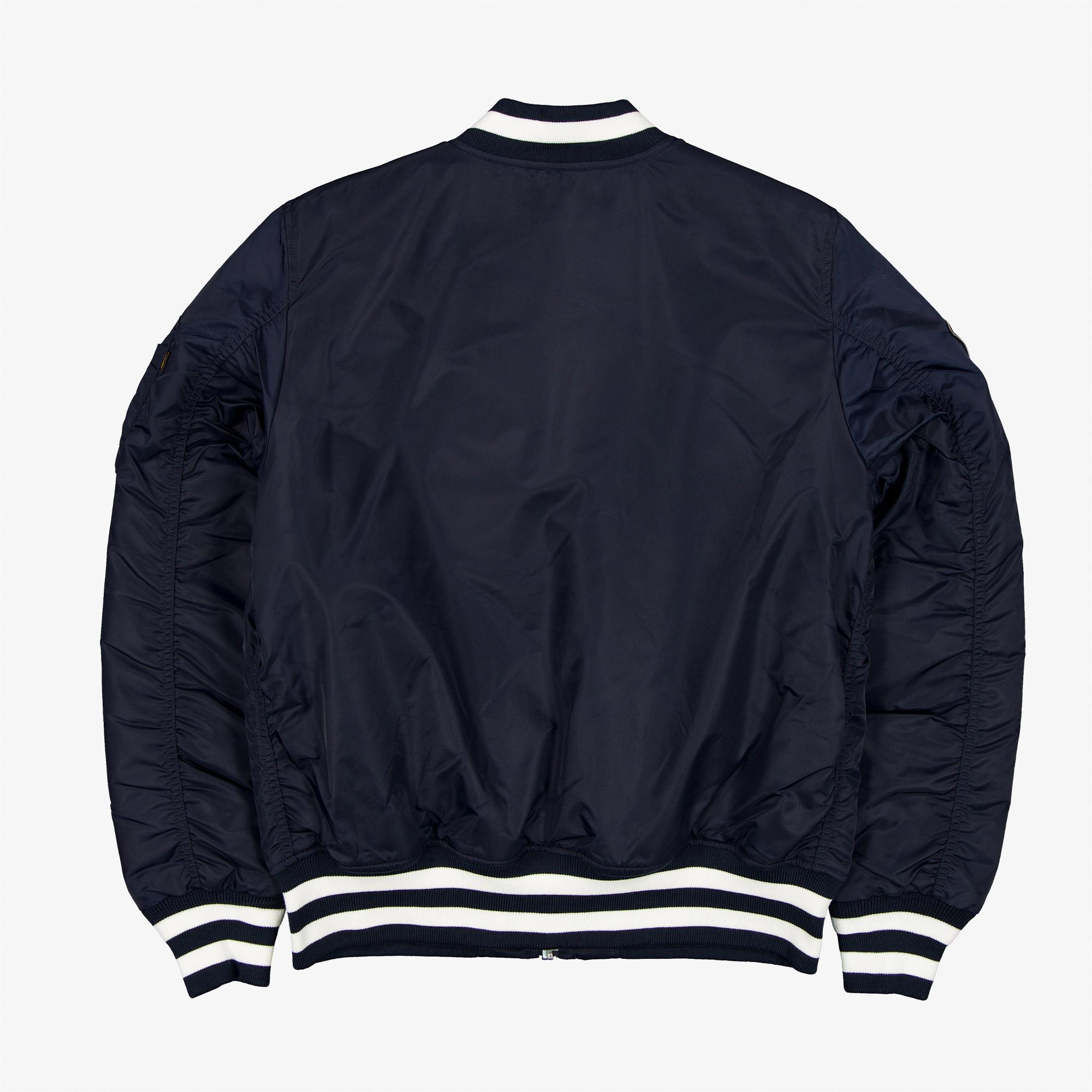Alpha Industries x New Era Chicago Bears MA-1 Bomber Erkek Lacivert Mont