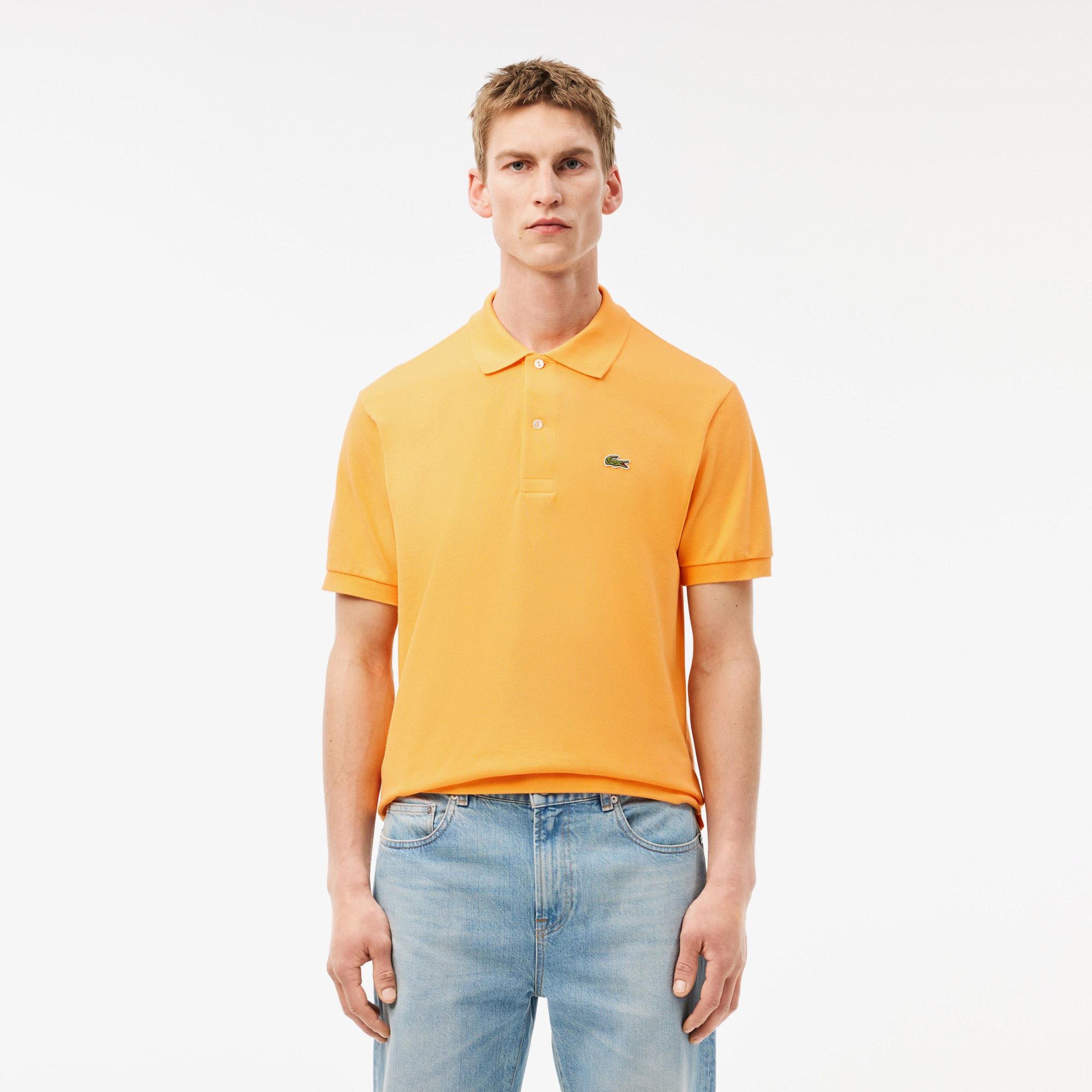 L.12.12 Erkek Classic Fit Turuncu Polo