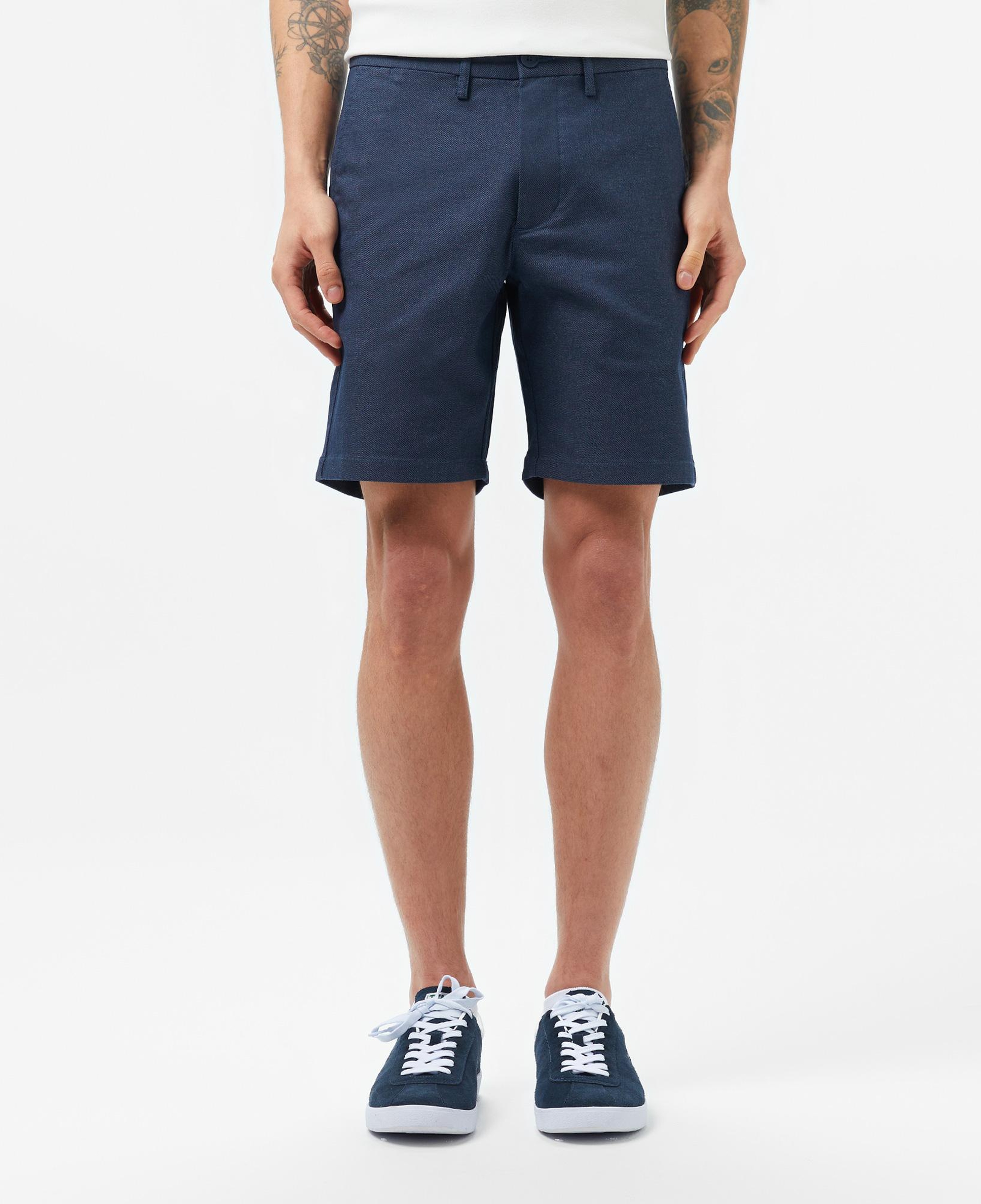 Erkek Slim Fit Lacivert Bermuda Şort