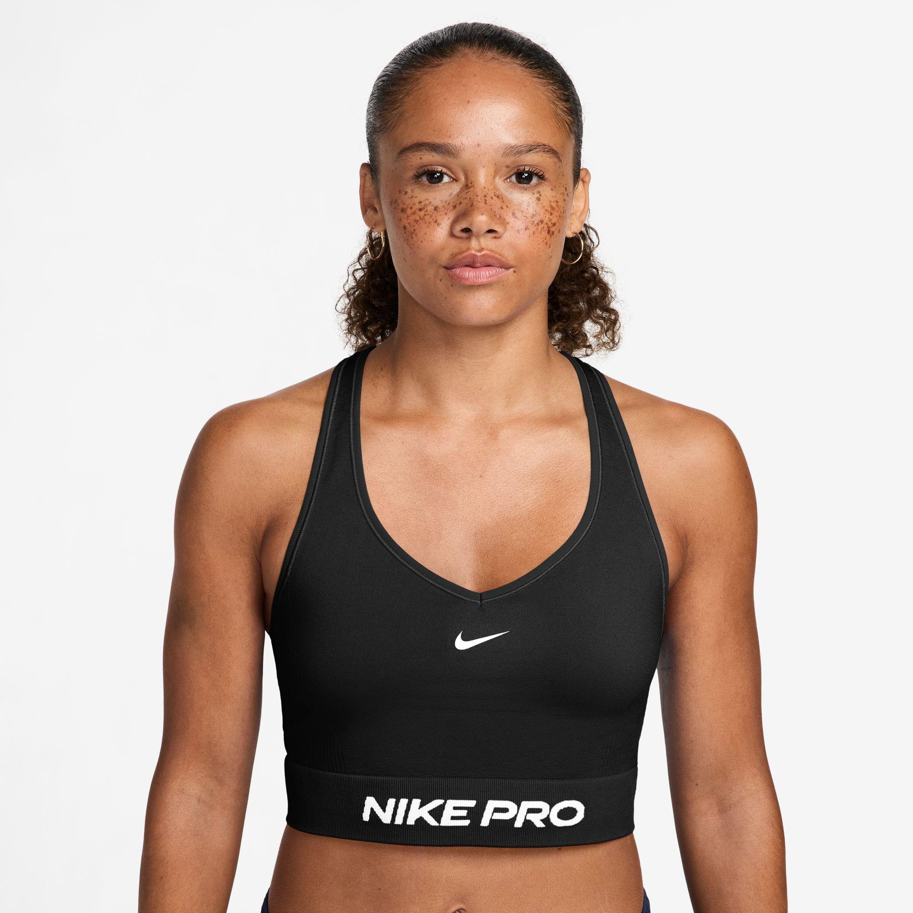 Nike Pro Dri-Fit Seamless Kadın Siyah Bra