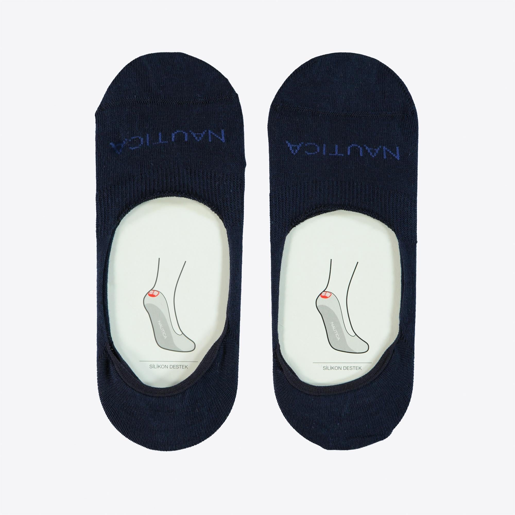 Nautica Unisex Lacivert 2li Babet Çorap
