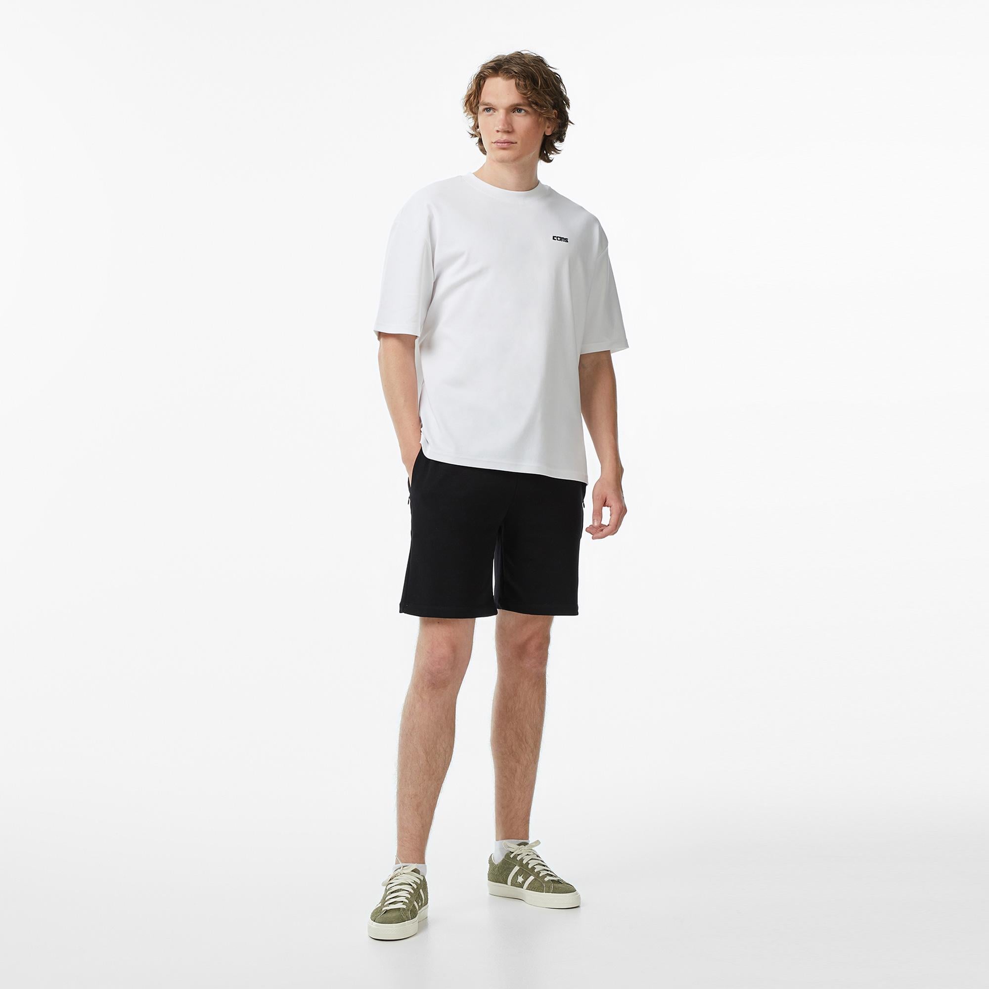 Converse Regular Fit Erkek Beyaz T-Shirt