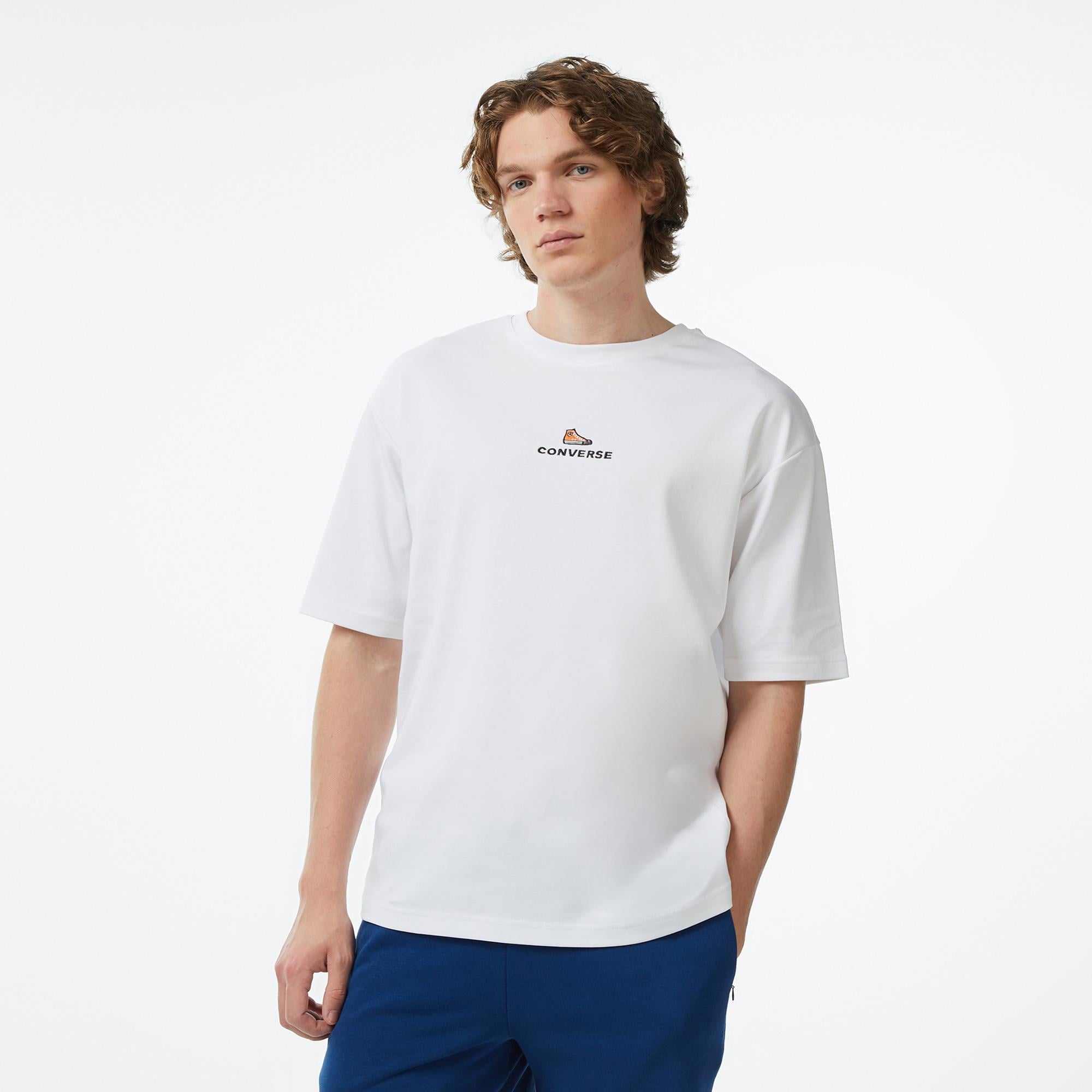 Converse Erkek Beyaz T-Shirt