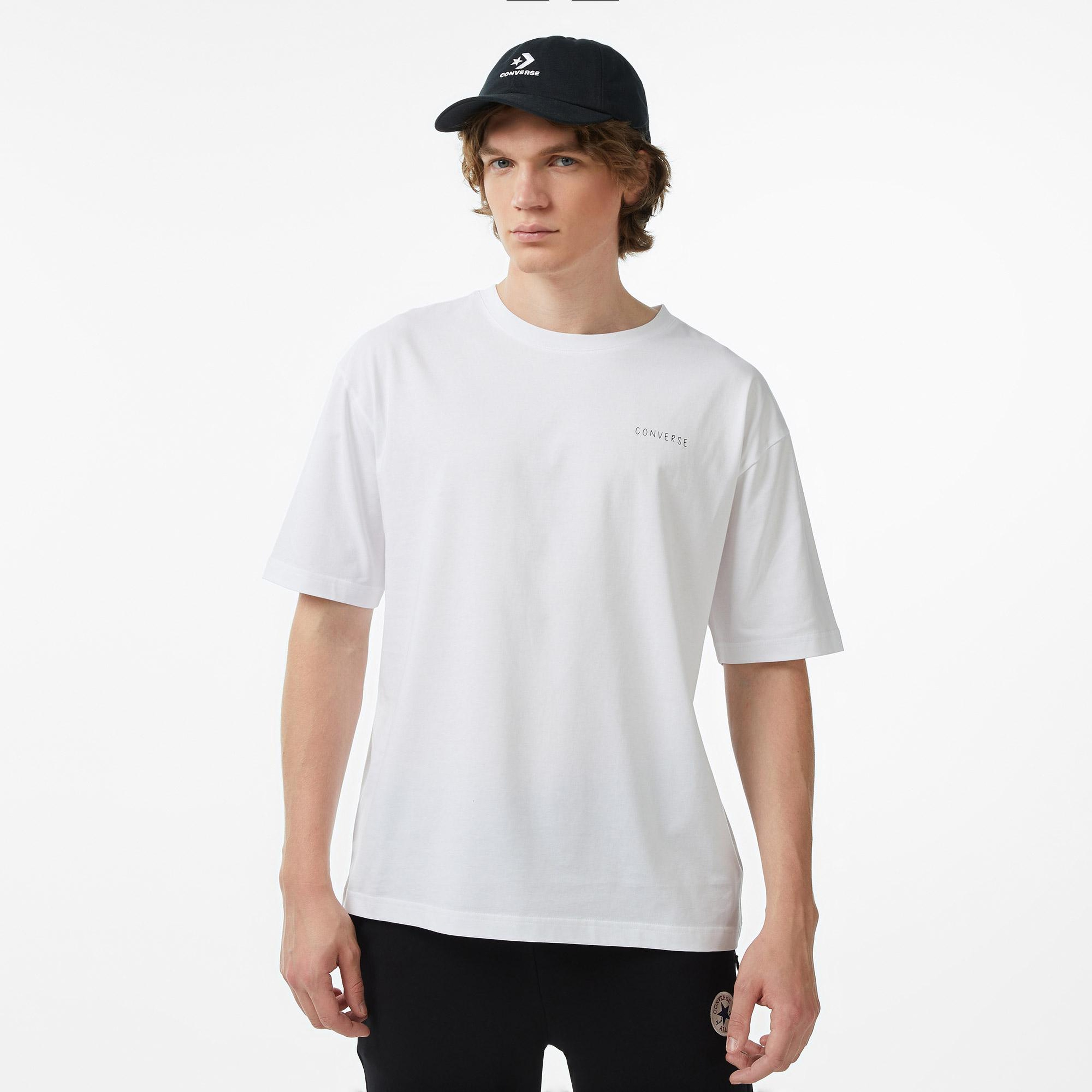 Converse Erkek Beyaz T-Shirt